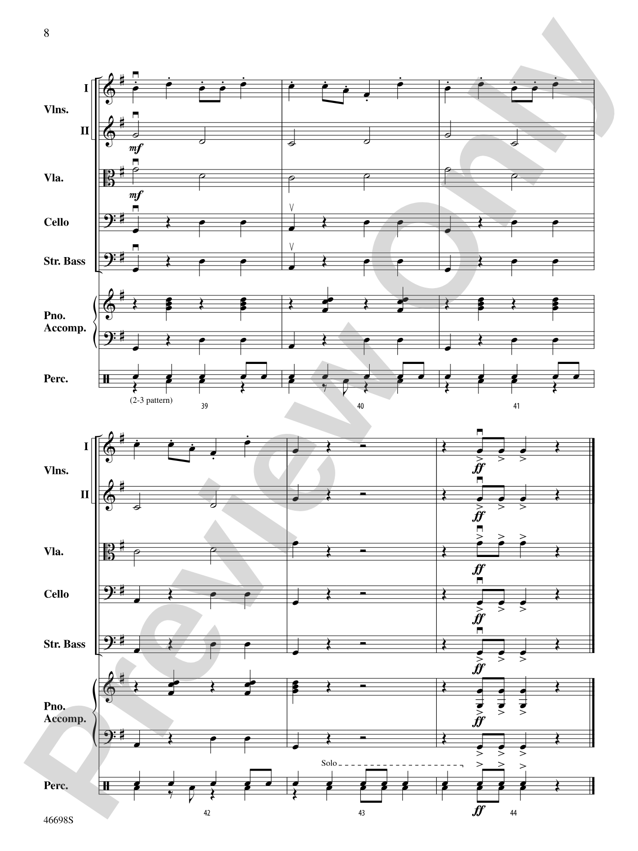 Fiesta Time!: String Orchestra Conductor Score & Parts