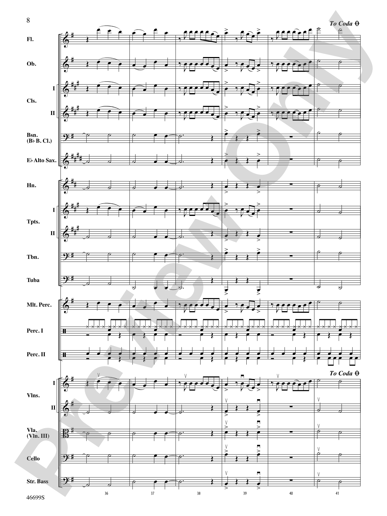 That's What I Like: Full Orchestra Conductor Score & Parts