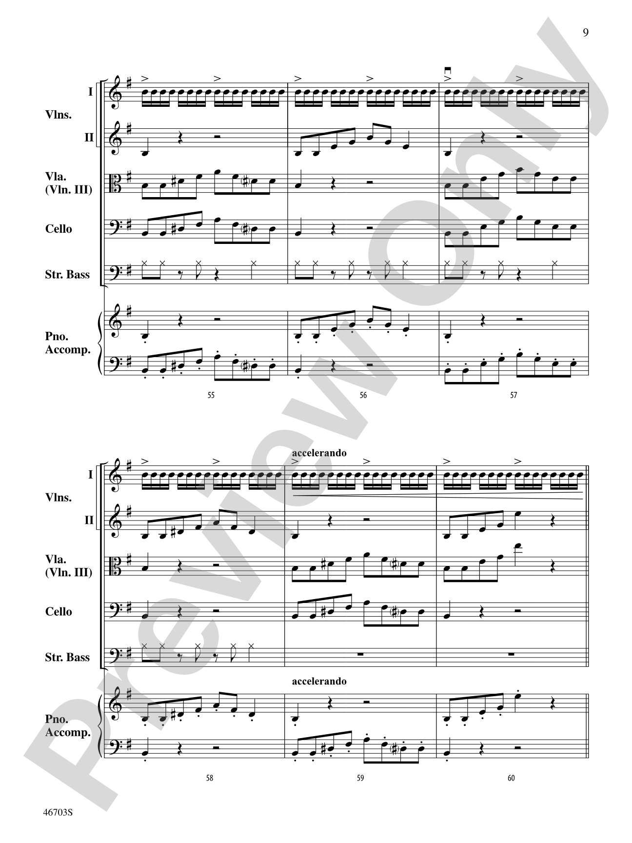 Danza Española: String Orchestra Conductor Score & Parts