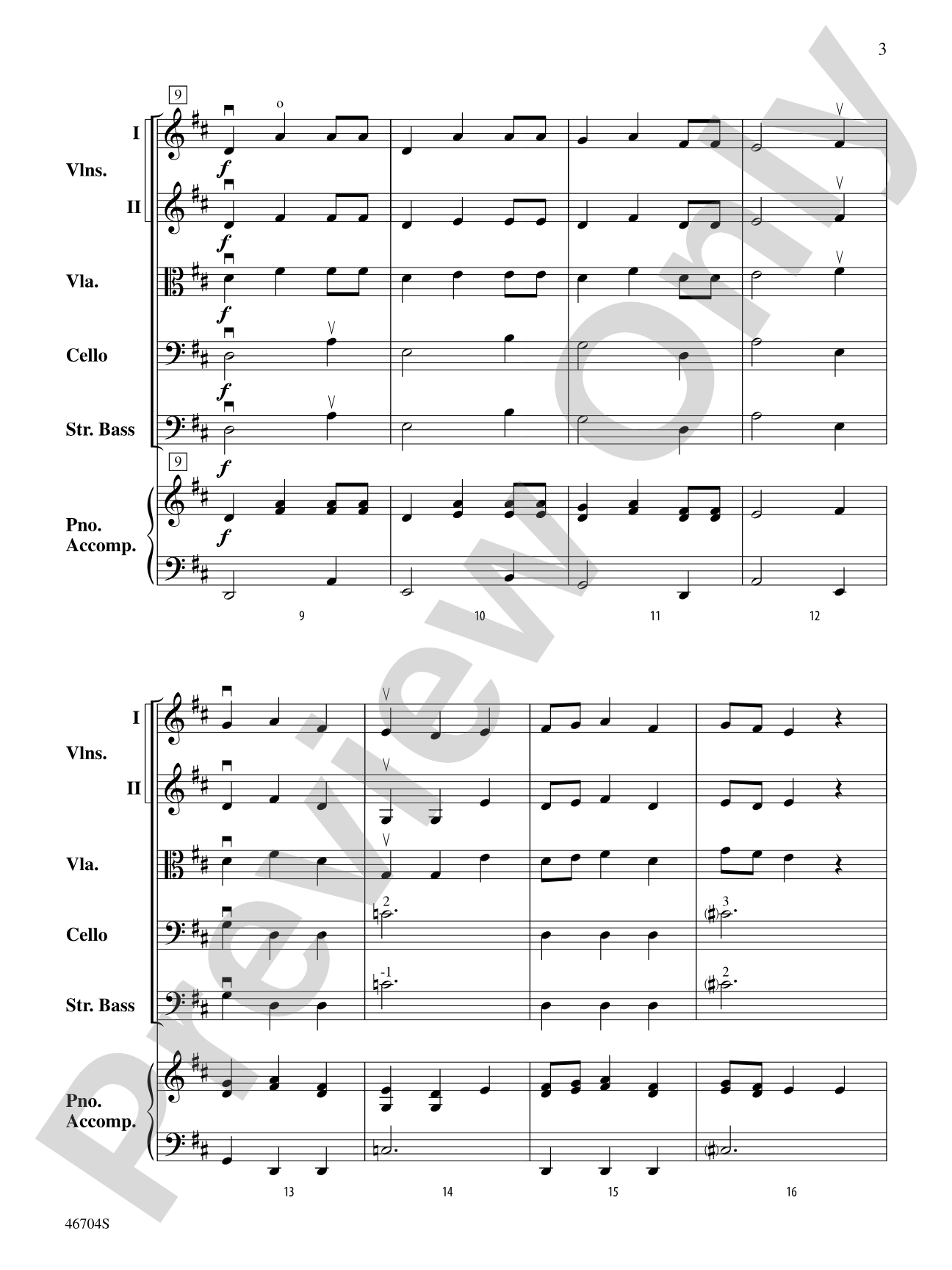 Carousel: String Orchestra Conductor Score & Parts