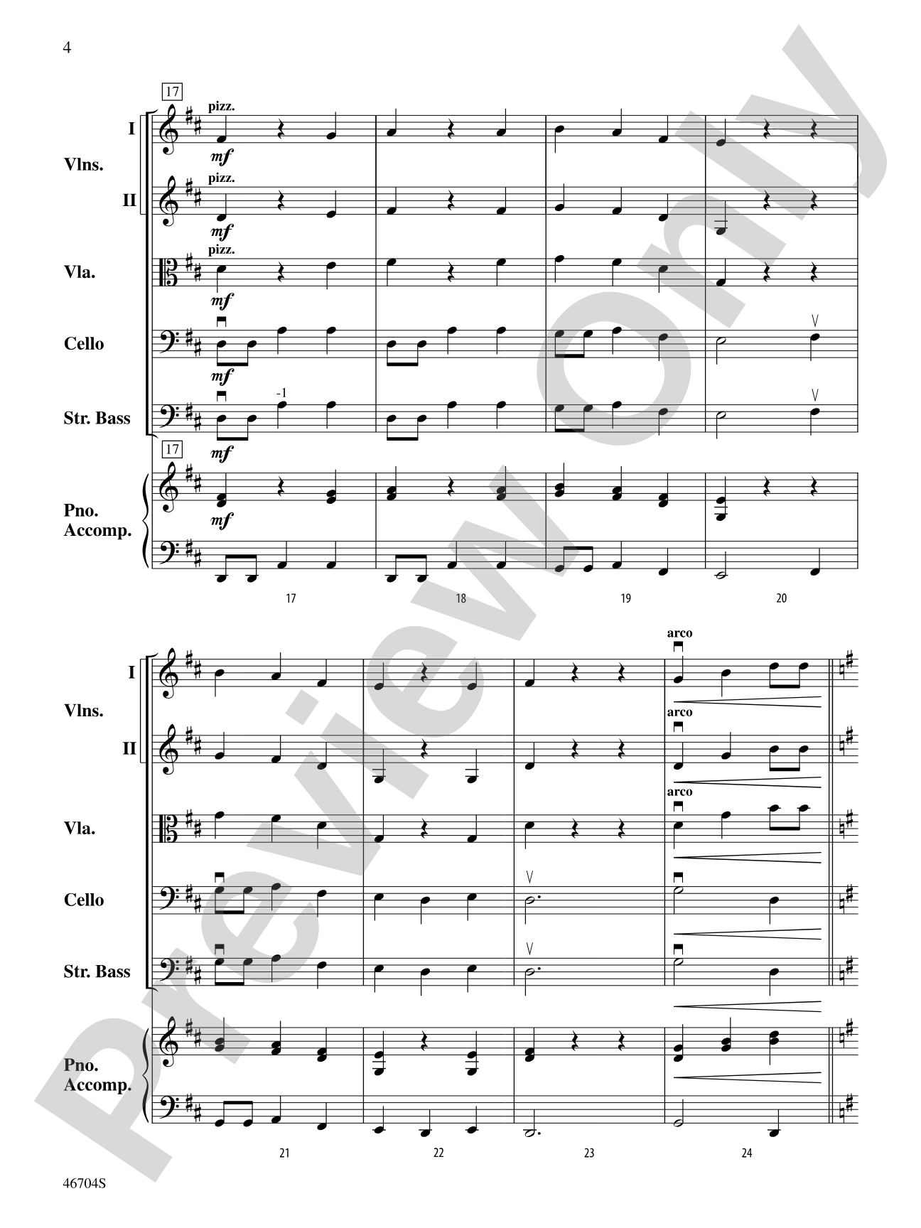 Carousel: String Orchestra Conductor Score & Parts