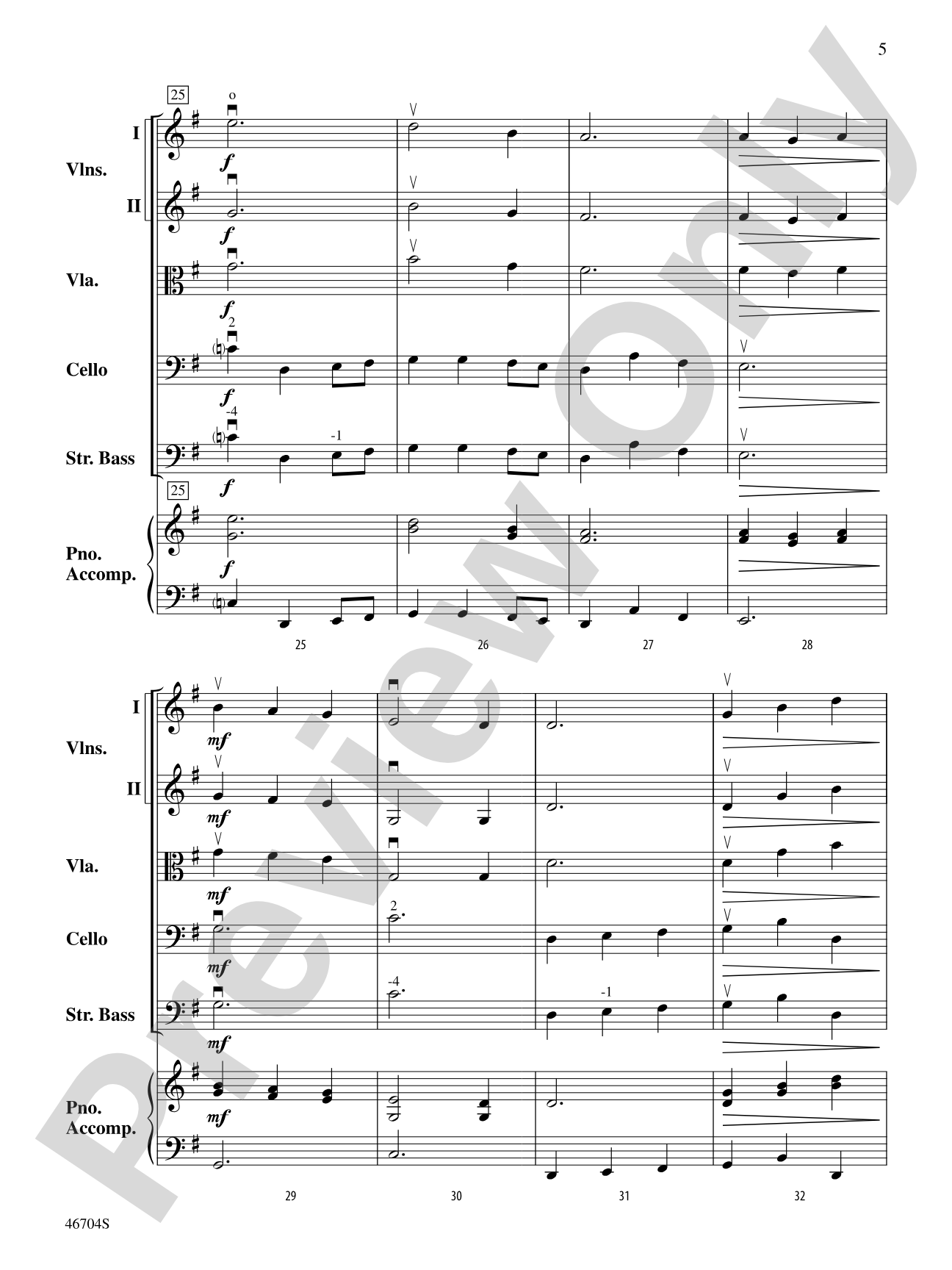 Carousel: String Orchestra Conductor Score & Parts