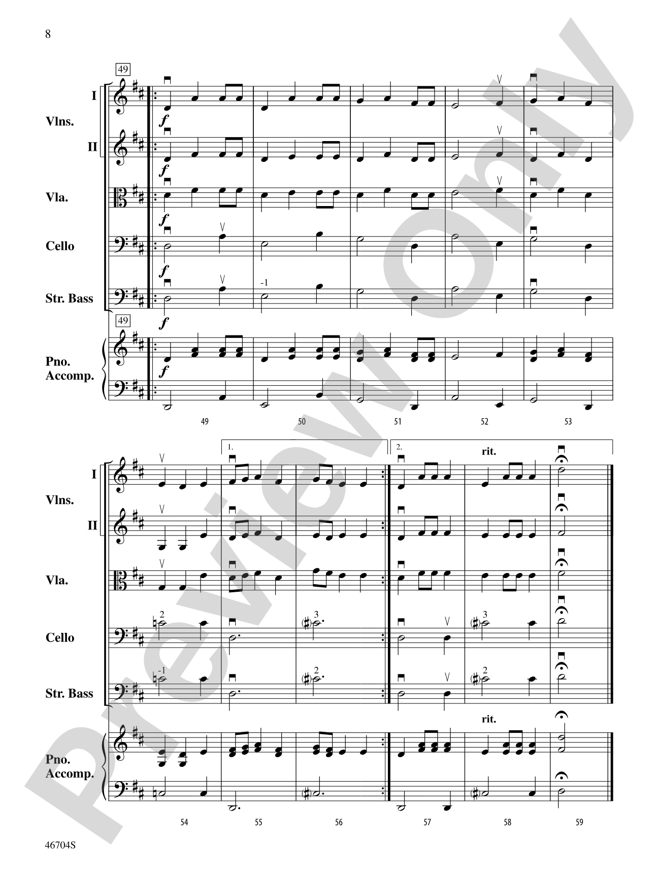 Carousel: String Orchestra Conductor Score & Parts