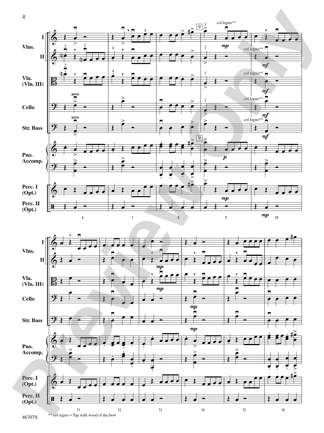 Fossils: String Orchestra Conductor Score & Parts