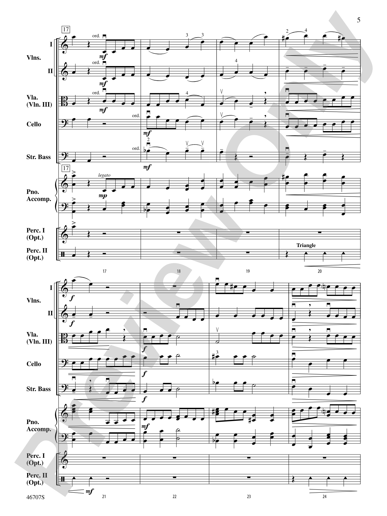 Fossils: String Orchestra Conductor Score & Parts
