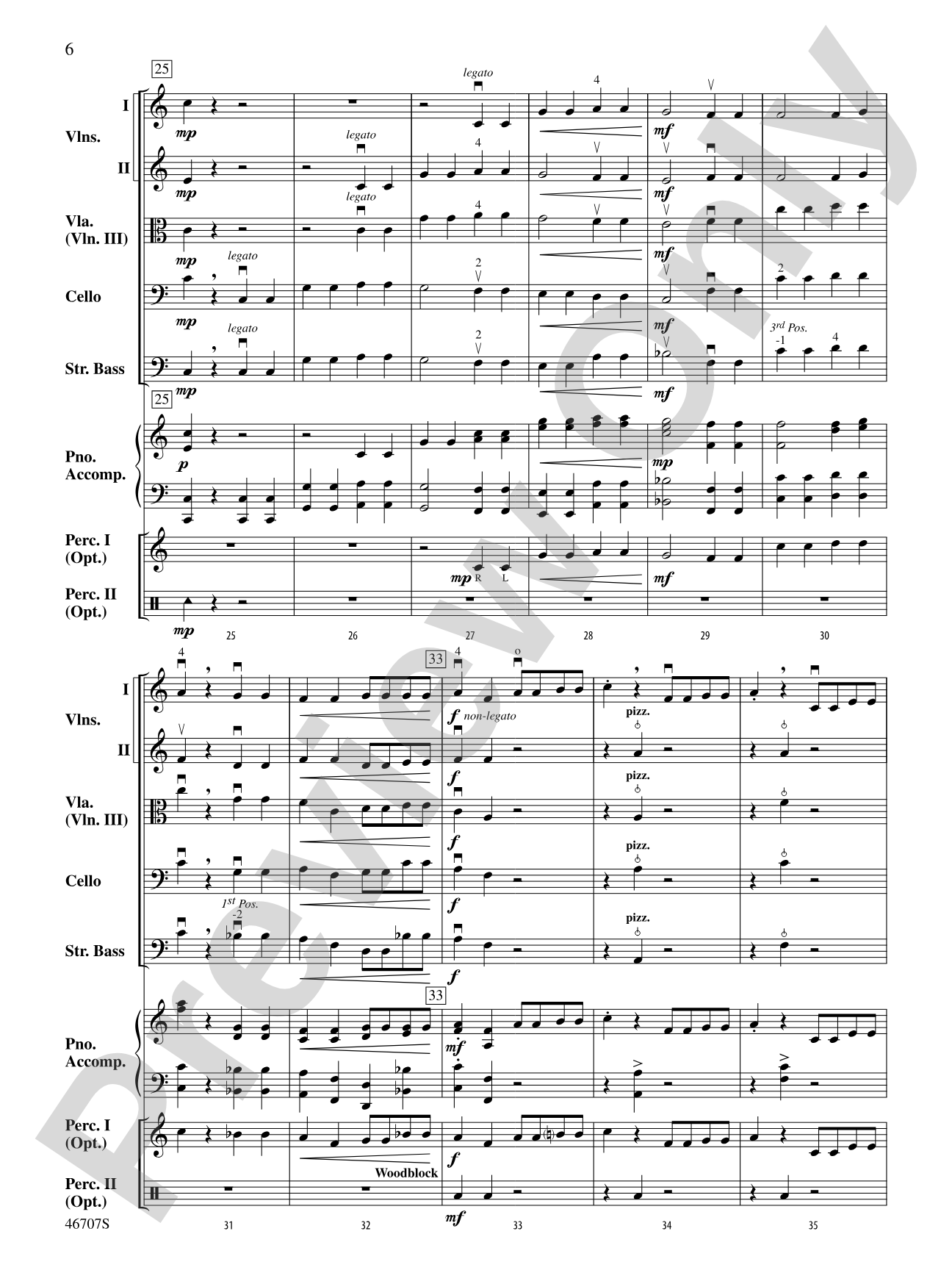 Fossils: String Orchestra Conductor Score & Parts