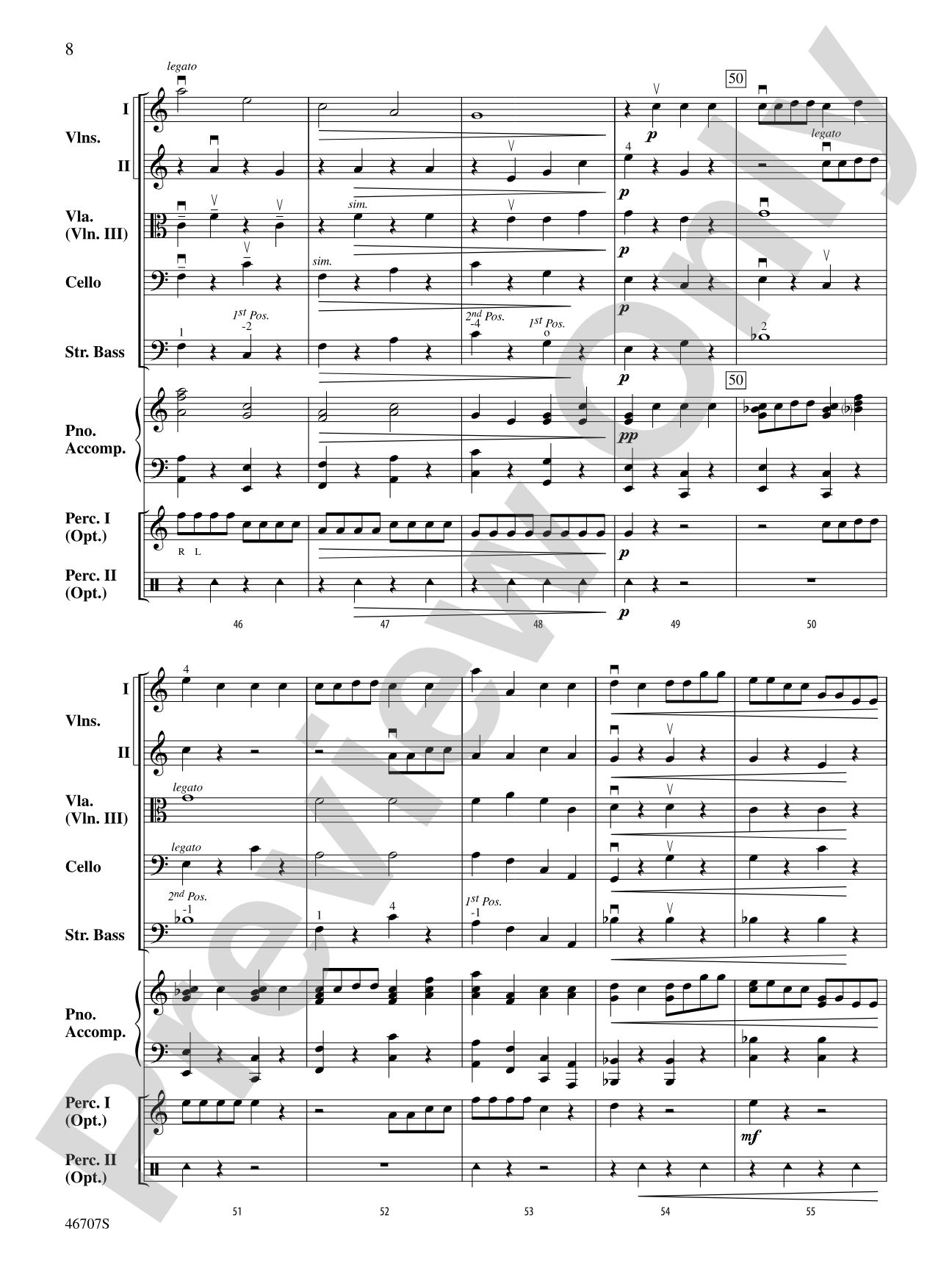 Fossils: String Orchestra Conductor Score & Parts