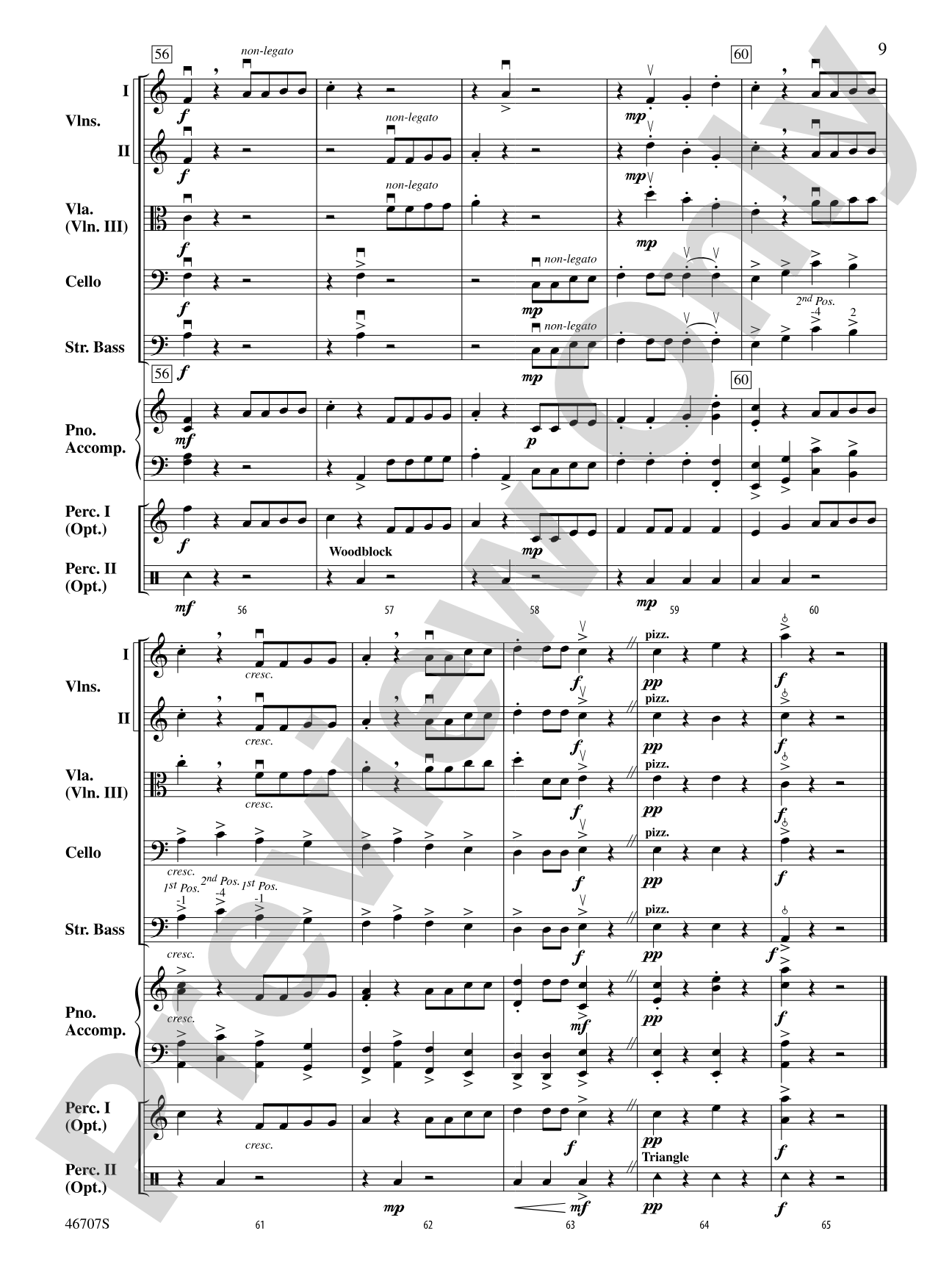 Fossils: String Orchestra Conductor Score & Parts