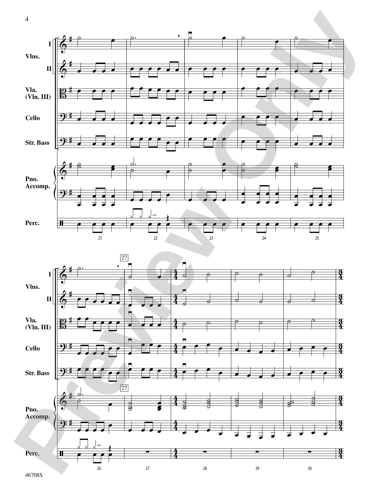 A Caravan of Kings: String Orchestra Conductor Score & Parts