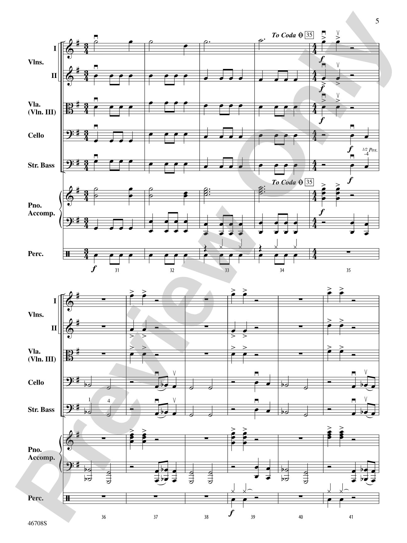 A Caravan of Kings: String Orchestra Conductor Score & Parts