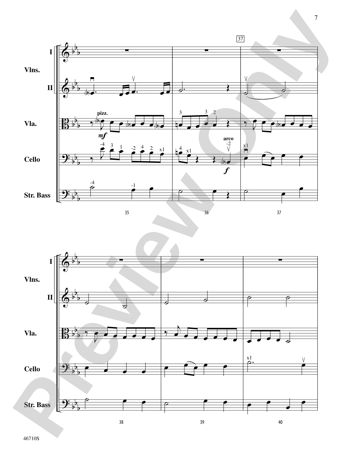 Moment at Angels Landing: String Orchestra Conductor Score & Parts