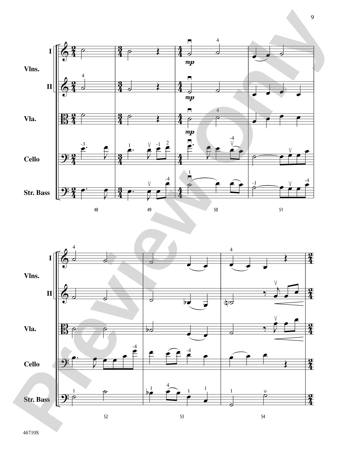 Moment at Angels Landing: String Orchestra Conductor Score & Parts