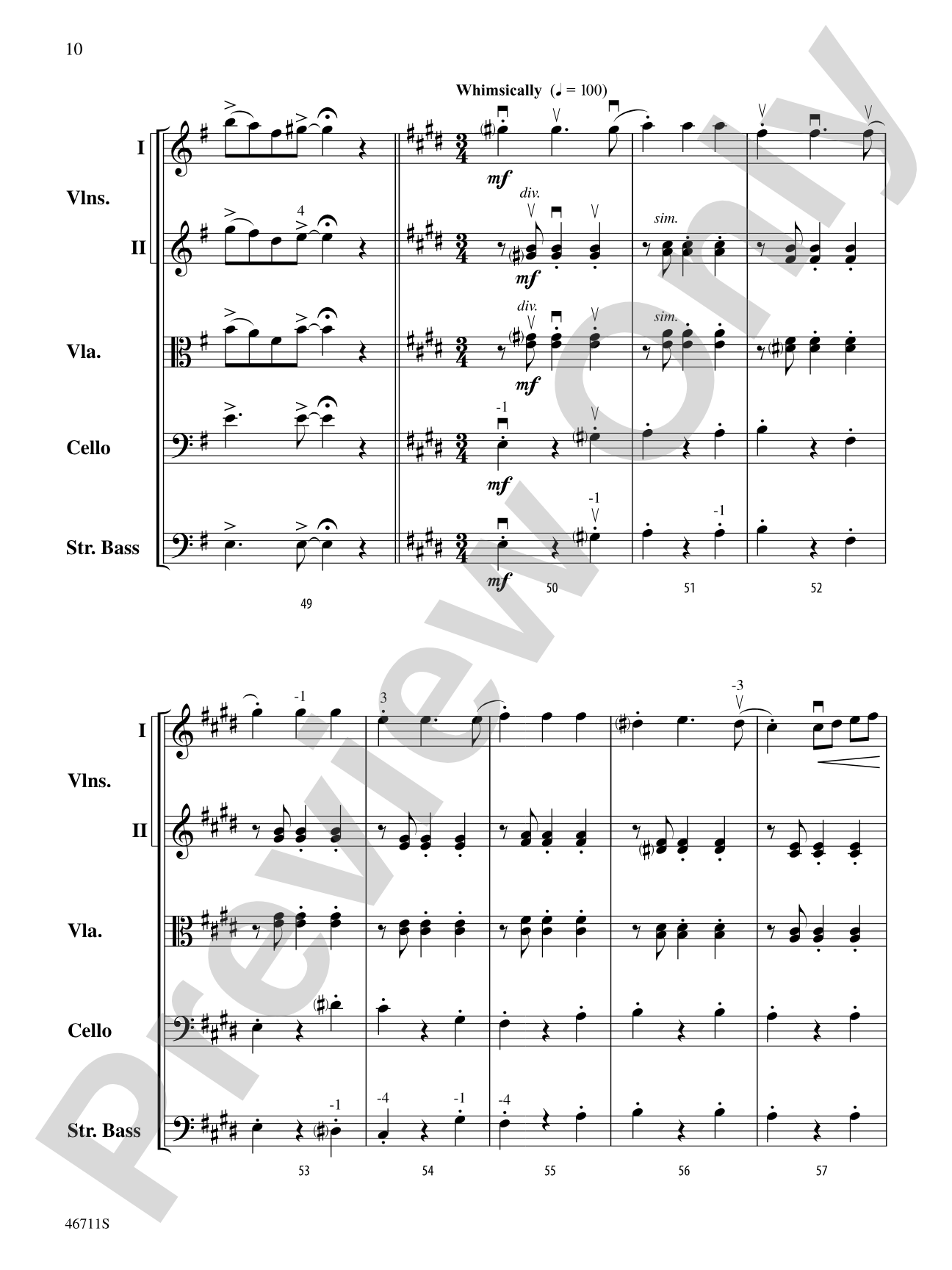 Meer Winden: String Orchestra Conductor Score & Parts