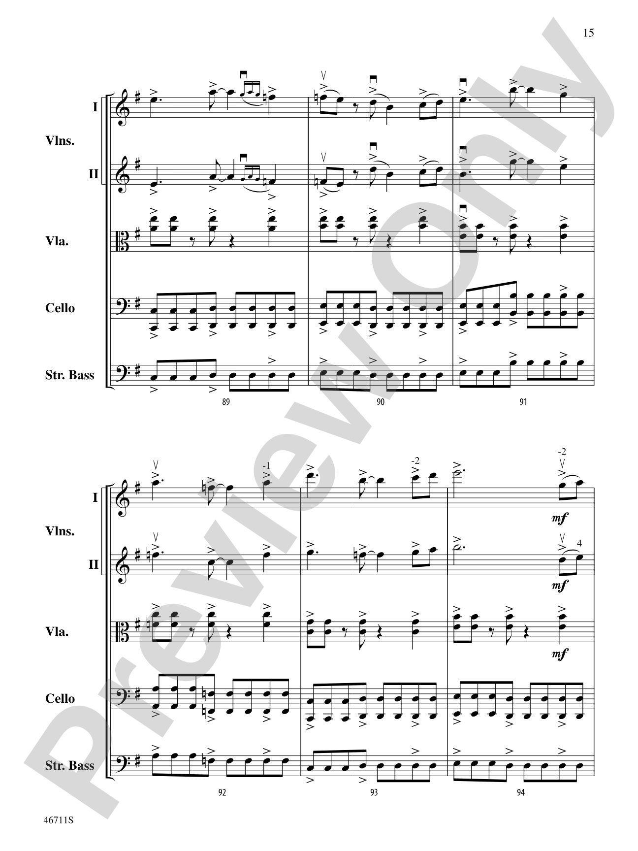 Meer Winden: String Orchestra Conductor Score & Parts