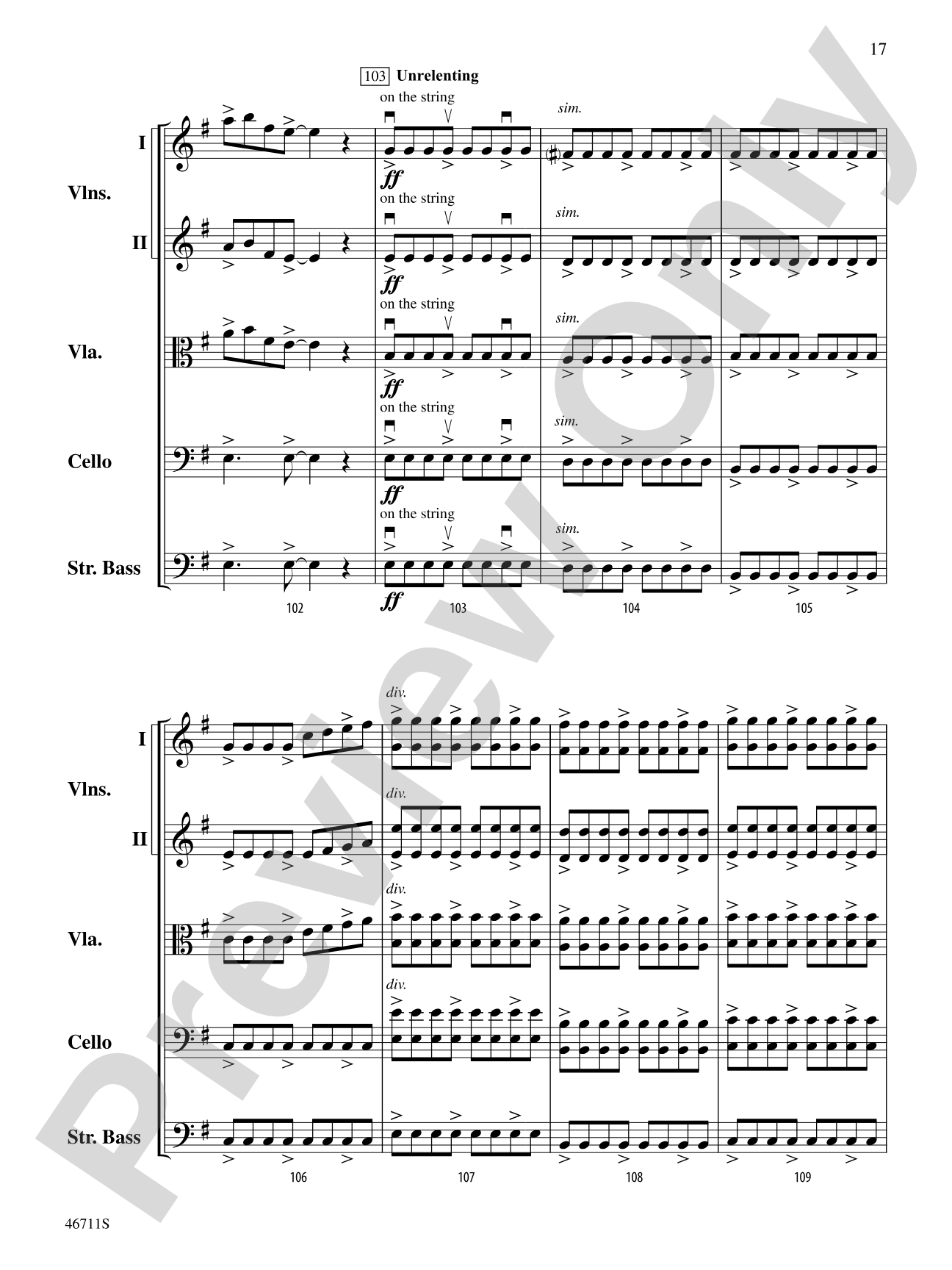 Meer Winden: String Orchestra Conductor Score & Parts