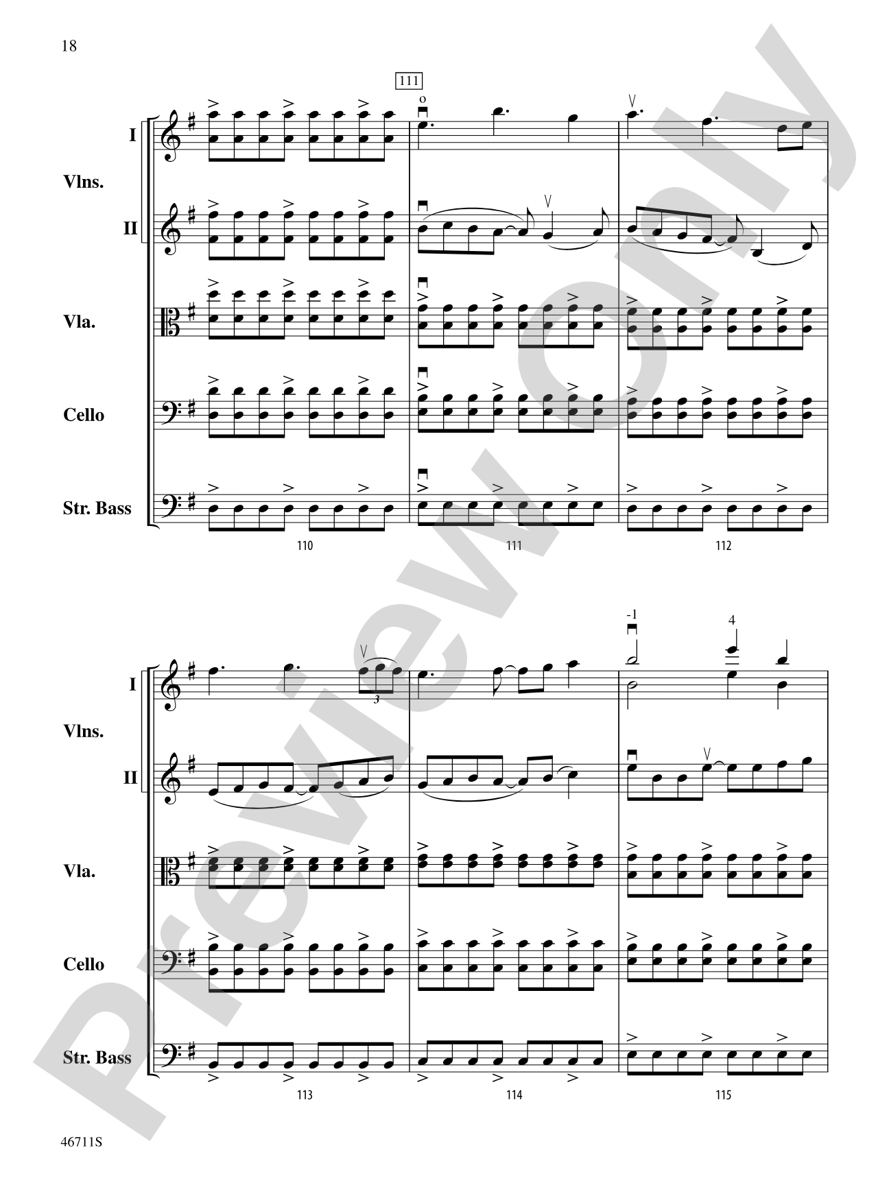 Meer Winden: String Orchestra Conductor Score & Parts