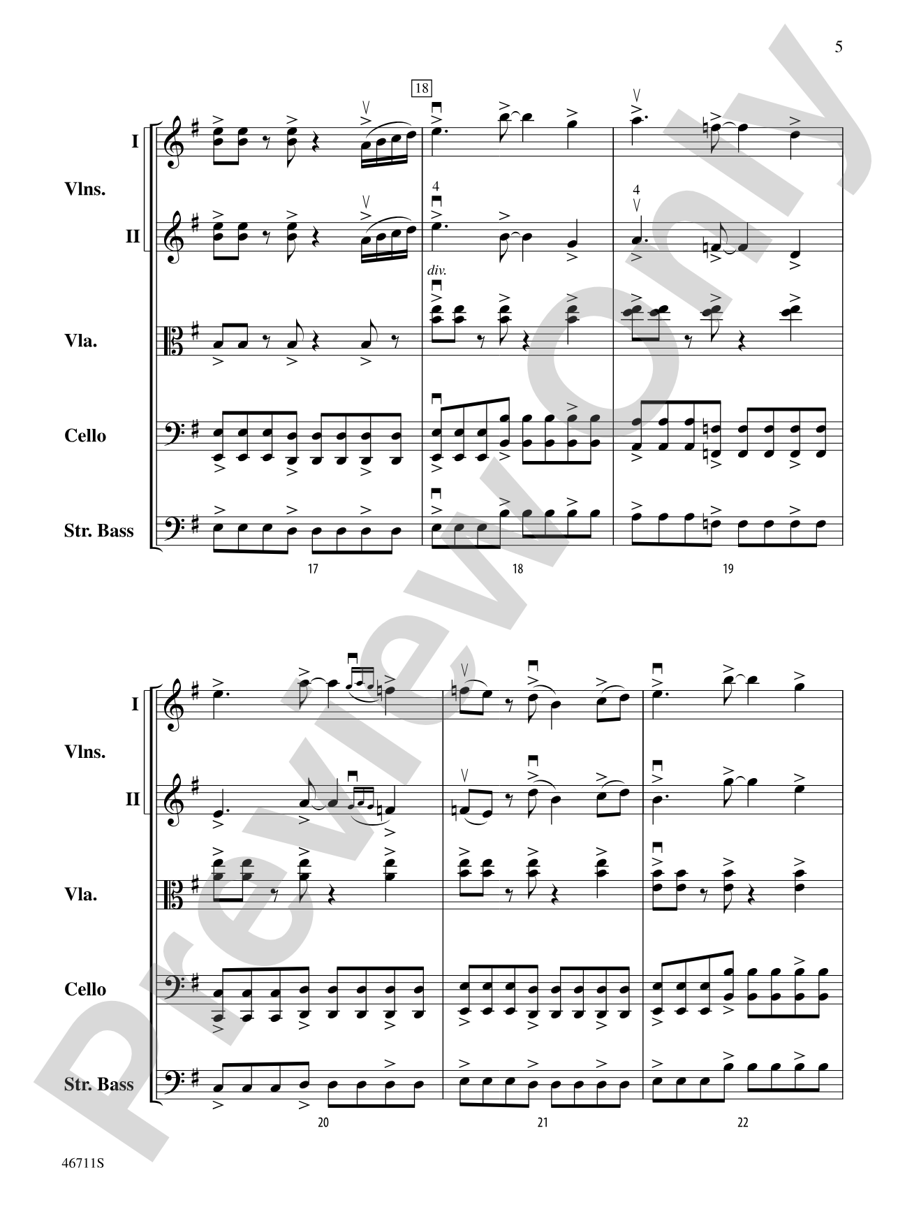 Meer Winden: String Orchestra Conductor Score & Parts