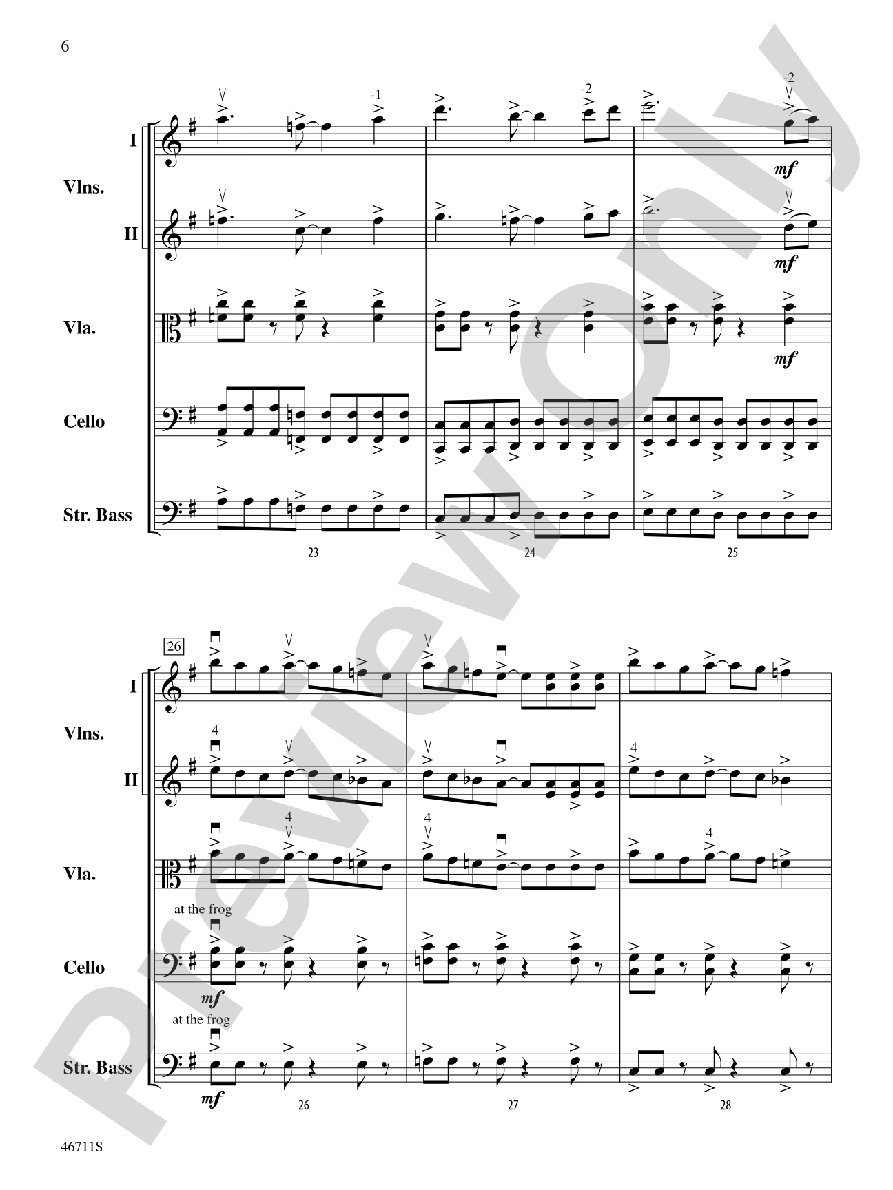 Meer Winden: String Orchestra Conductor Score & Parts