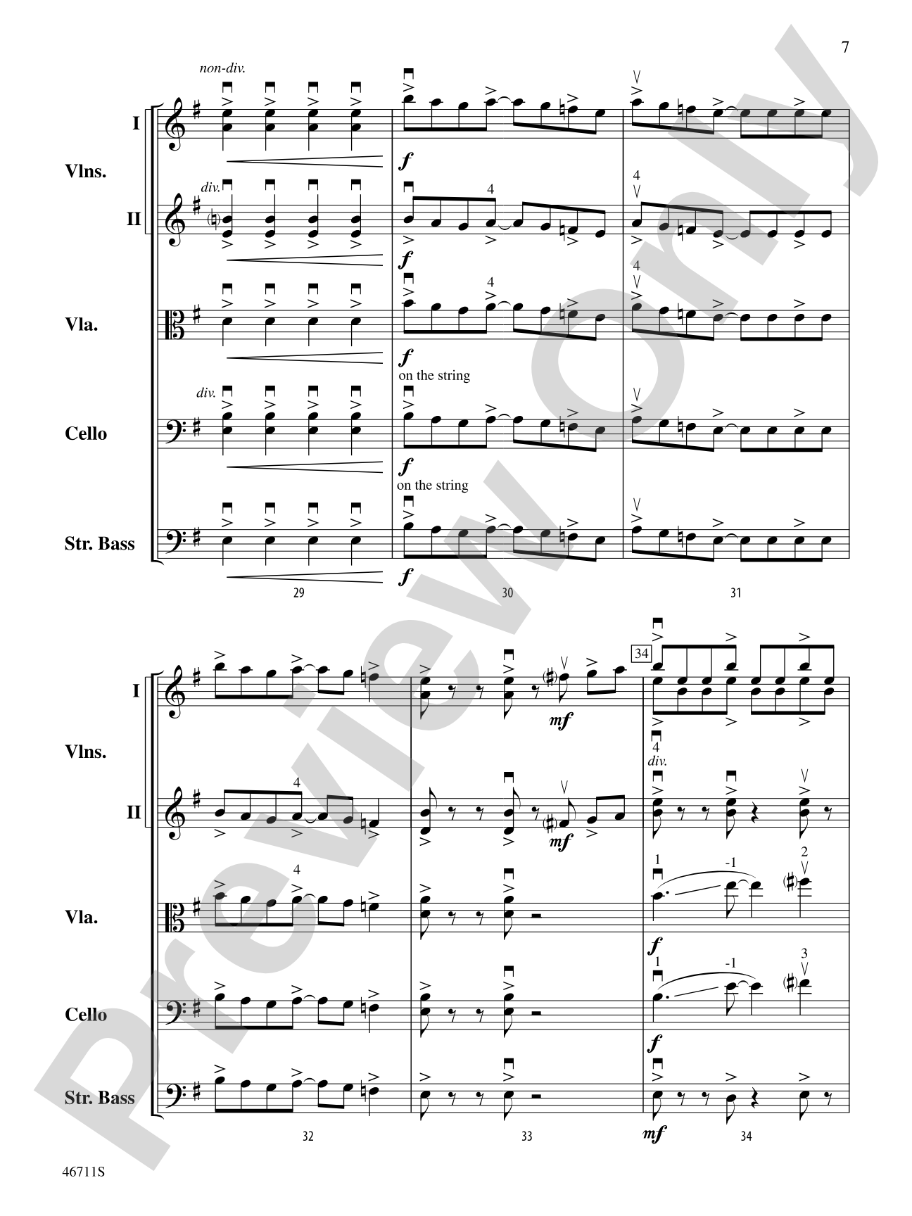 Meer Winden: String Orchestra Conductor Score & Parts