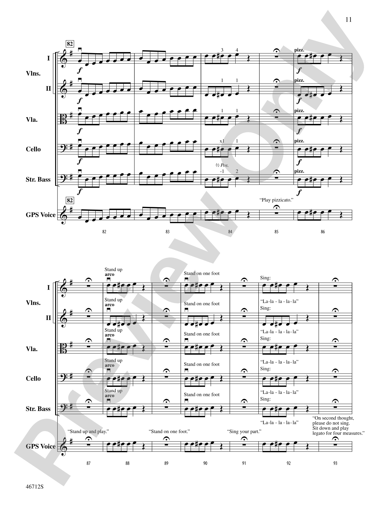 GPS: String Orchestra Conductor Score & Parts