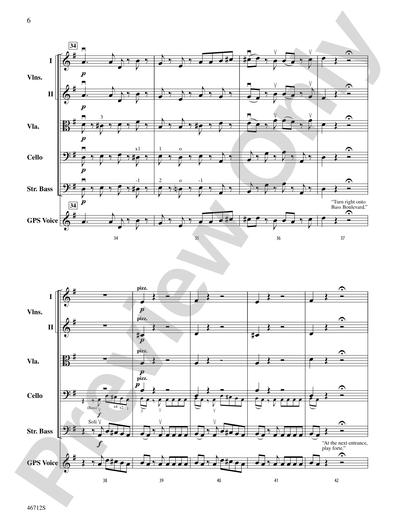 GPS: String Orchestra Conductor Score & Parts