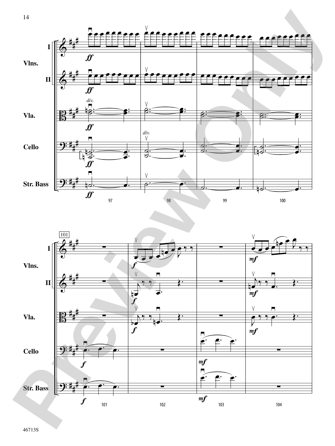 The Elements: String Orchestra Conductor Score & Parts