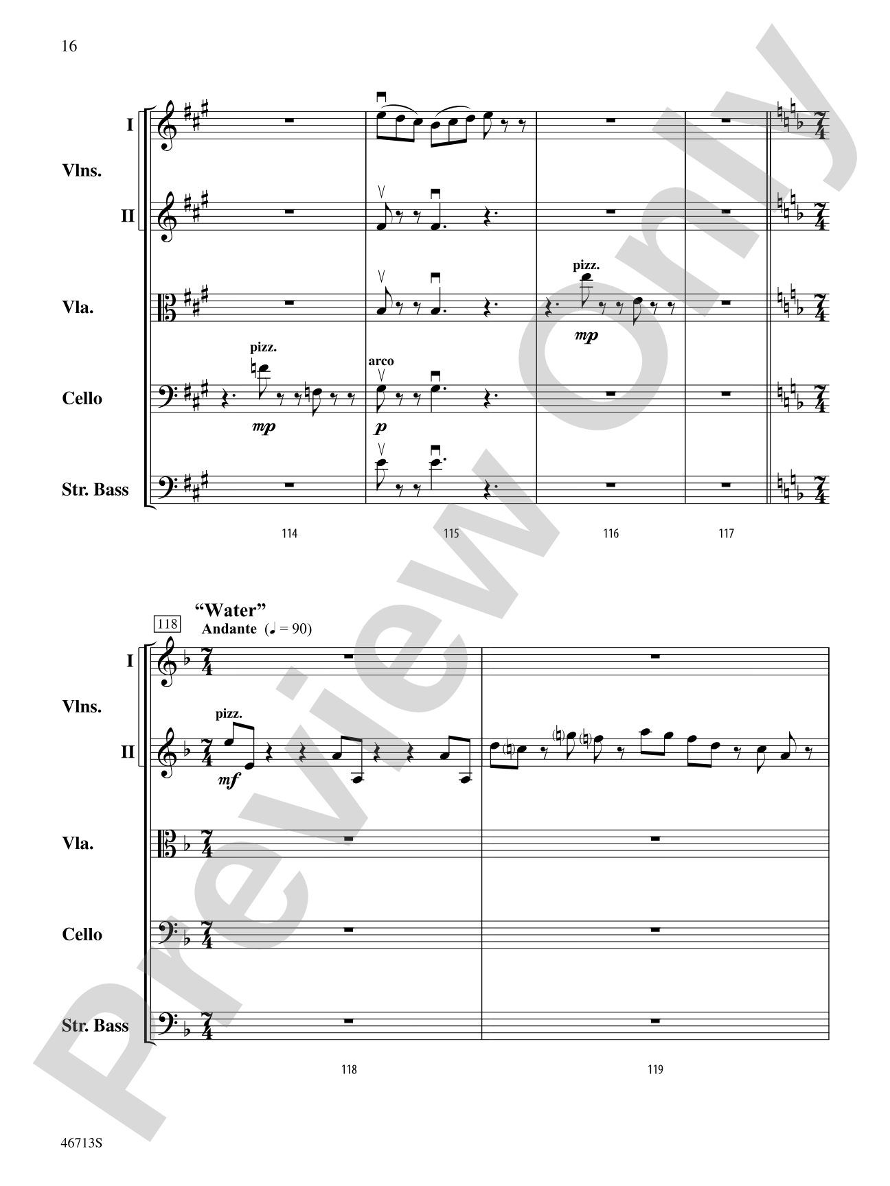The Elements: String Orchestra Conductor Score & Parts