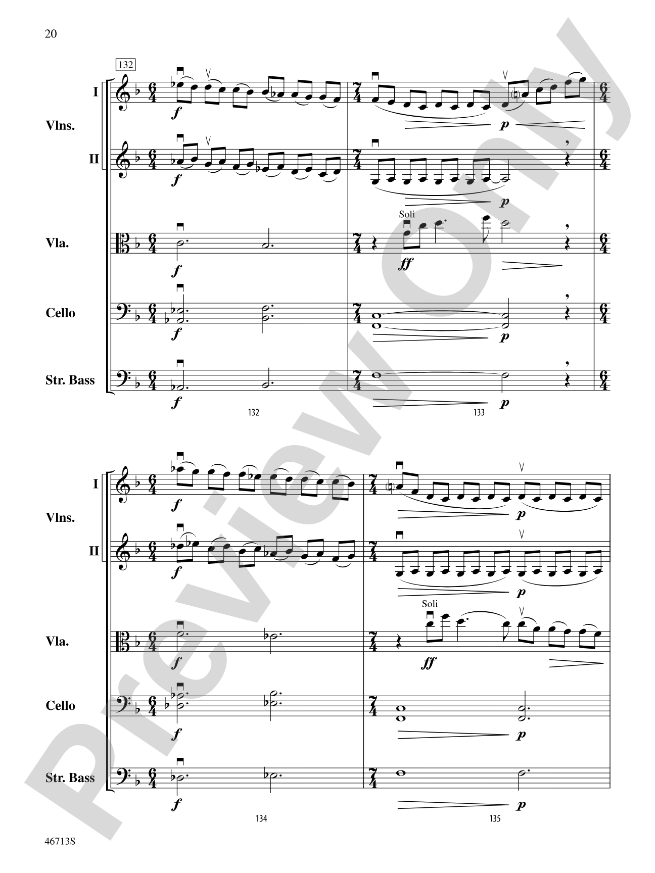 The Elements: String Orchestra Conductor Score & Parts