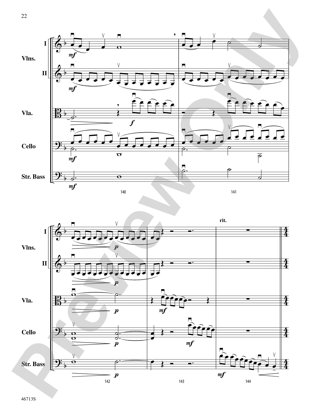 The Elements: String Orchestra Conductor Score & Parts