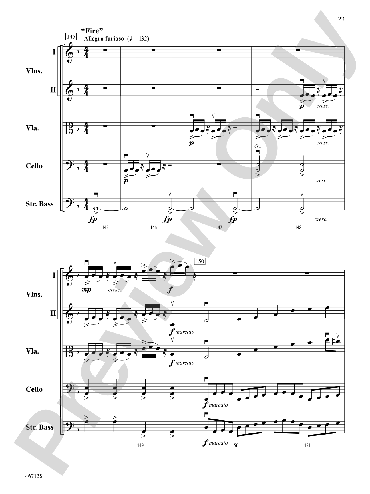 The Elements: String Orchestra Conductor Score & Parts
