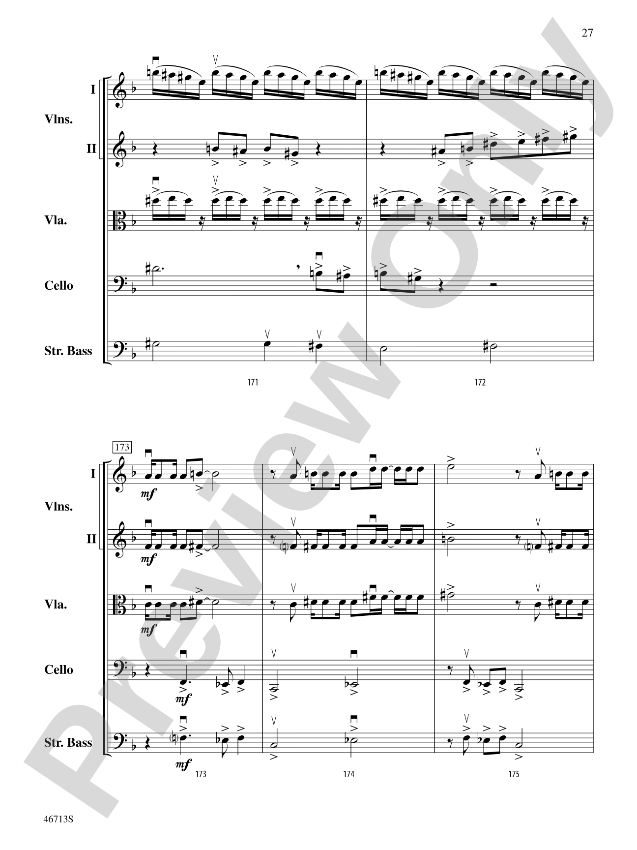 The Elements: String Orchestra Conductor Score & Parts