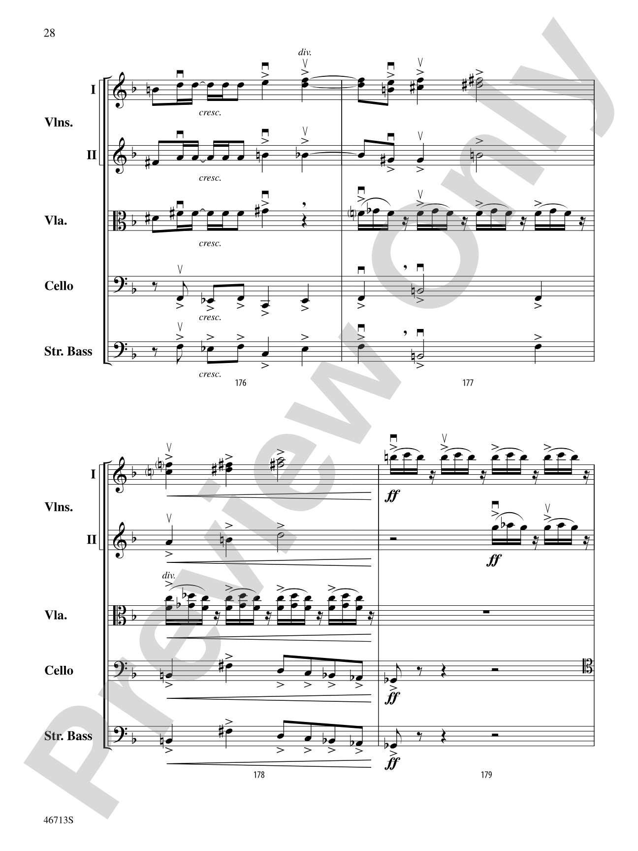 The Elements: String Orchestra Conductor Score & Parts