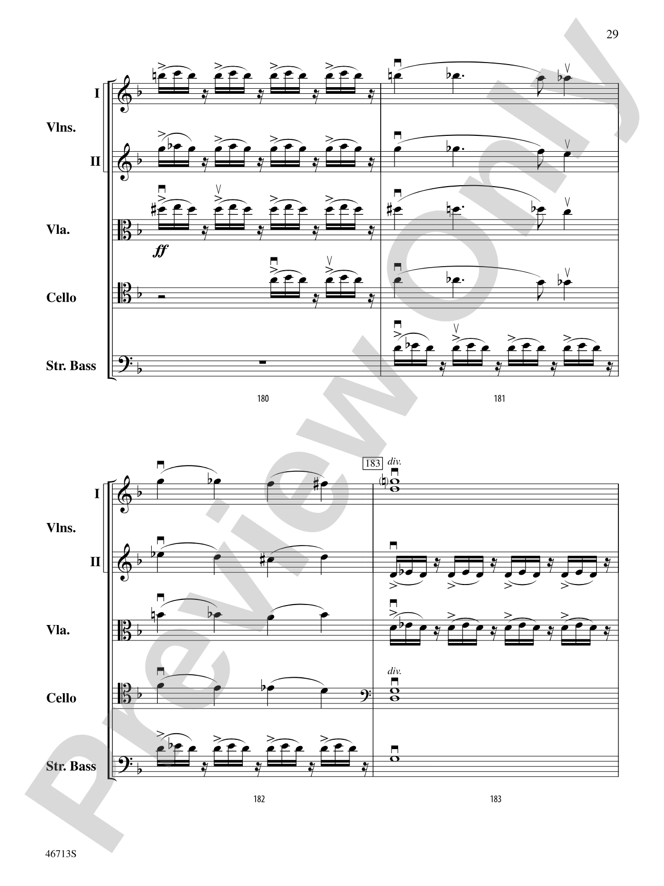 The Elements: String Orchestra Conductor Score & Parts