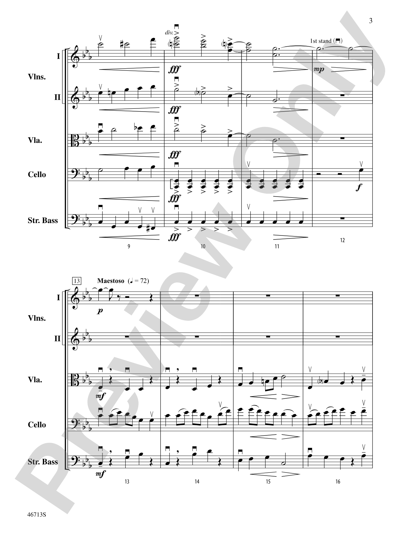 The Elements: String Orchestra Conductor Score & Parts
