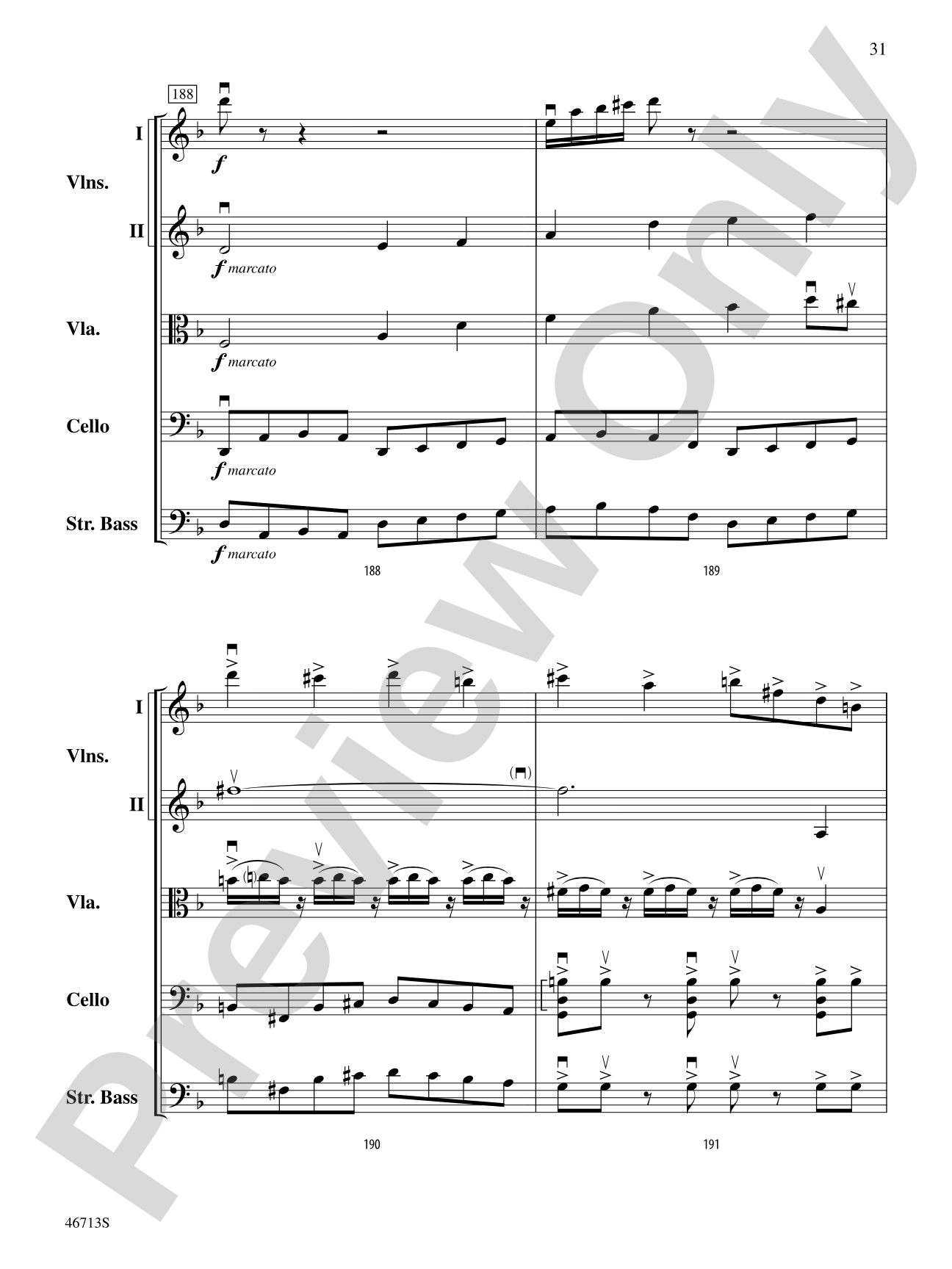 The Elements: String Orchestra Conductor Score & Parts