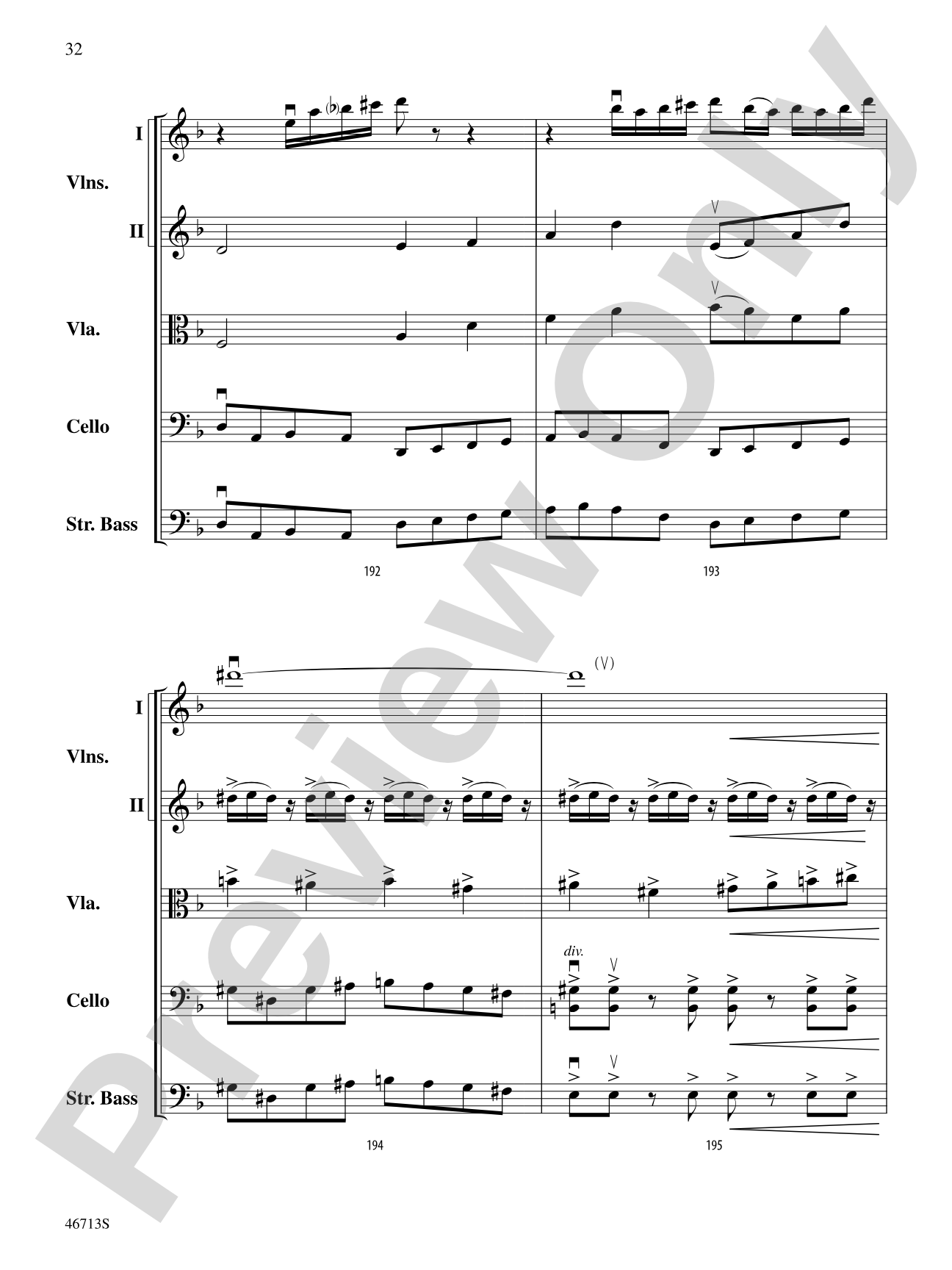 The Elements: String Orchestra Conductor Score & Parts