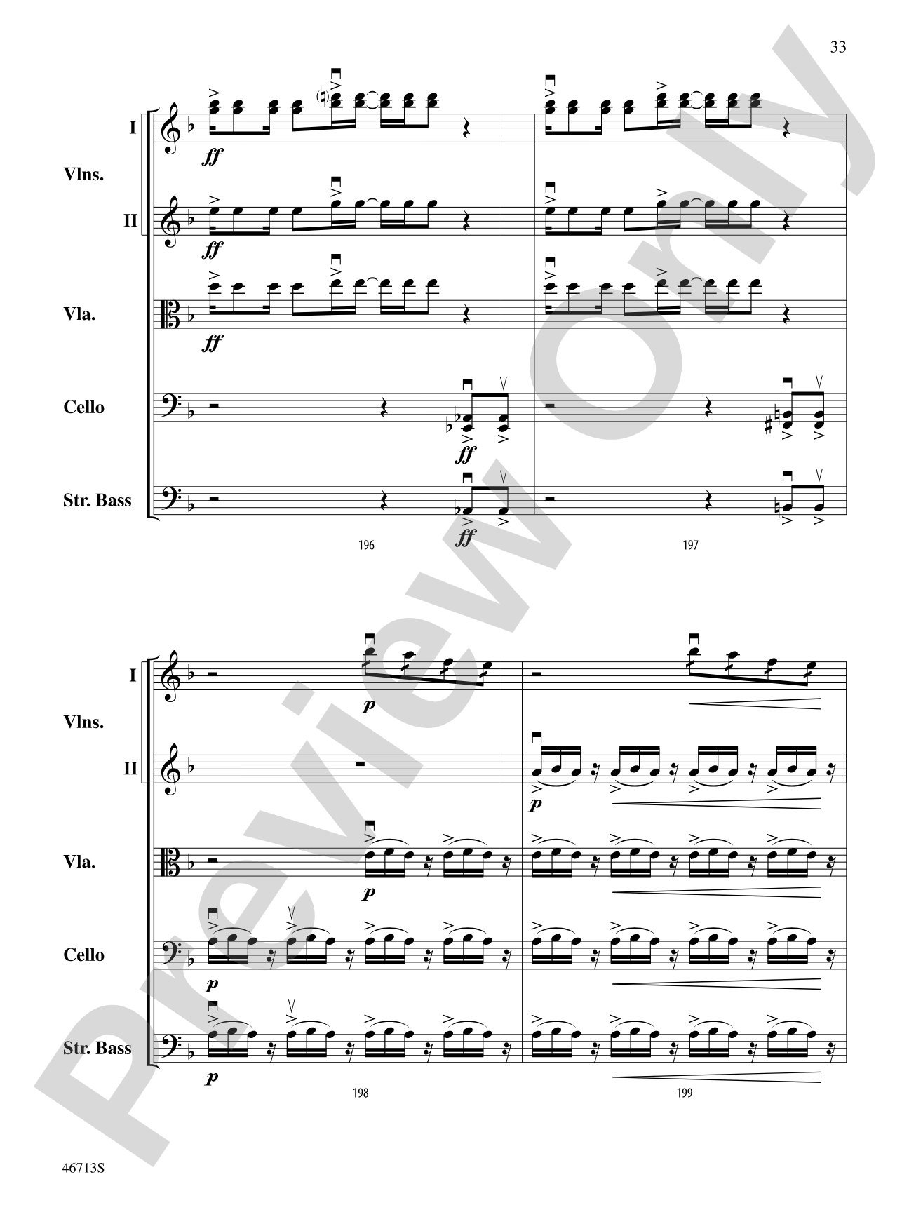 The Elements: String Orchestra Conductor Score & Parts