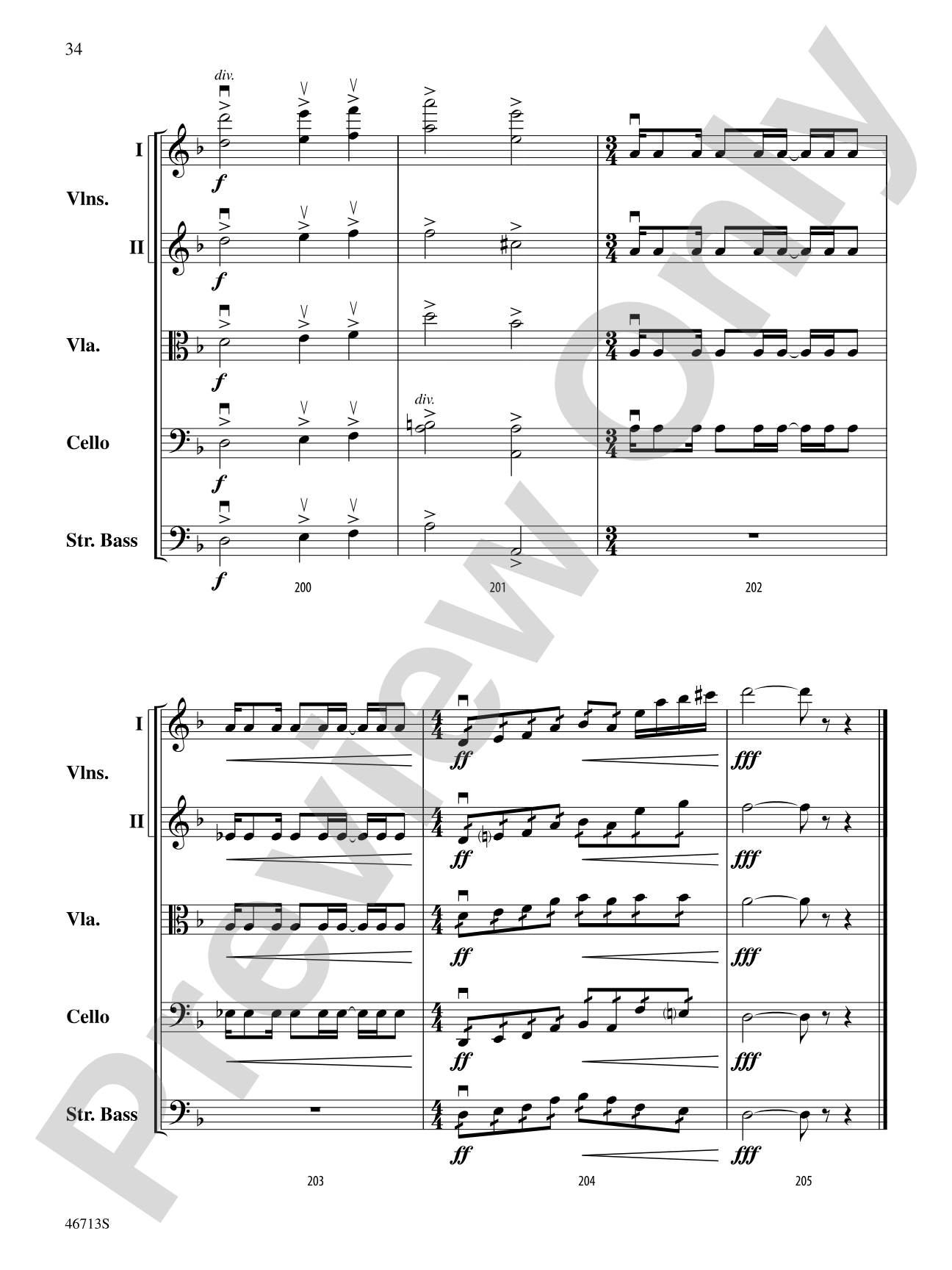 The Elements: String Orchestra Conductor Score & Parts