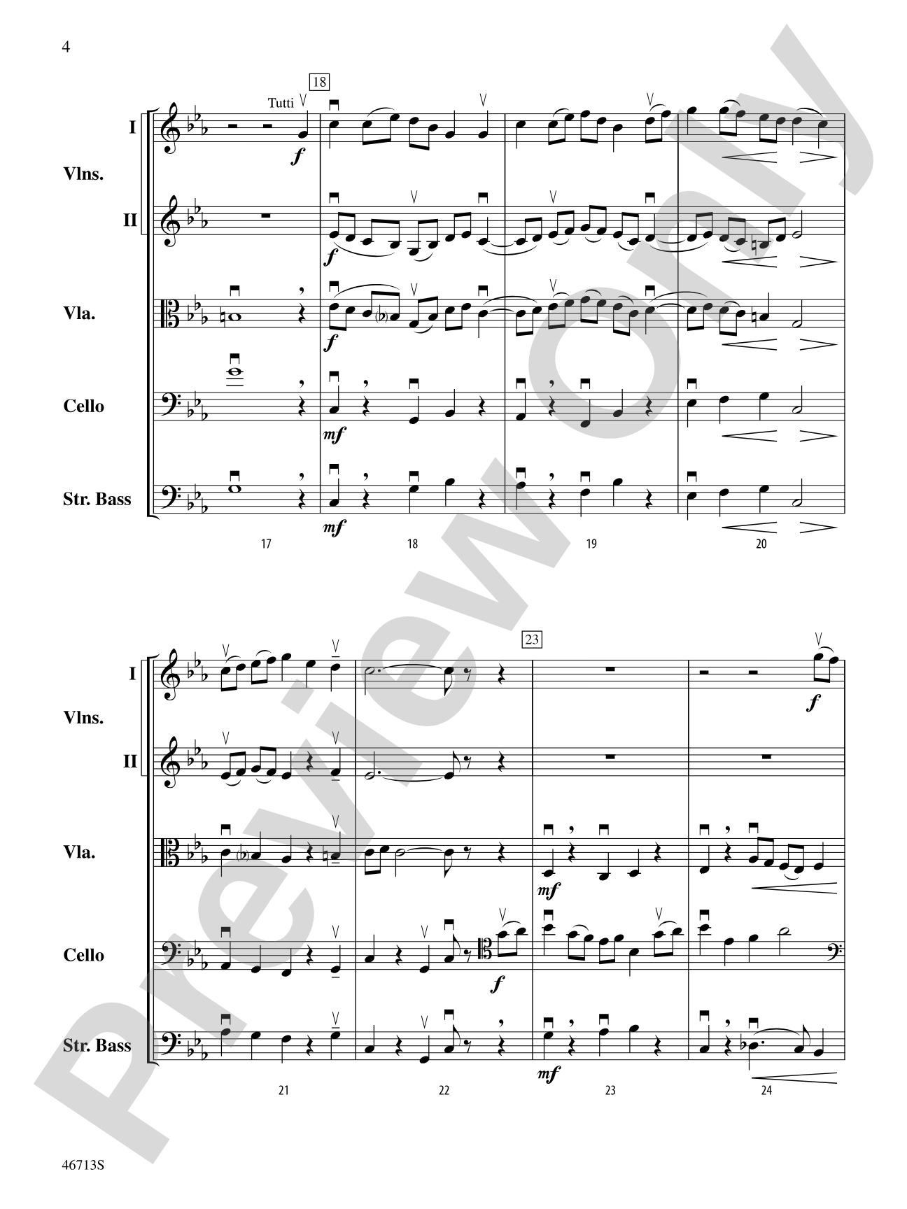 The Elements: String Orchestra Conductor Score & Parts