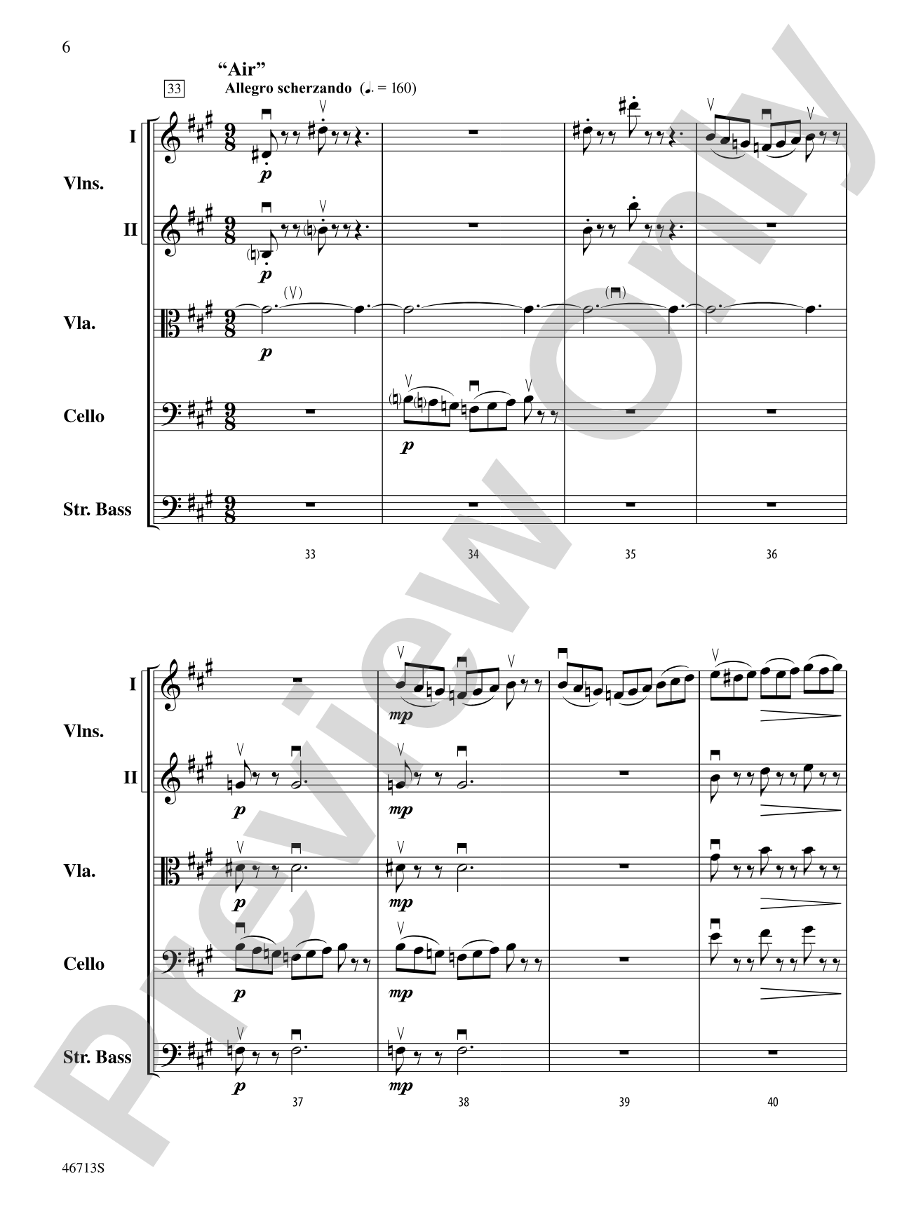 The Elements: String Orchestra Conductor Score & Parts