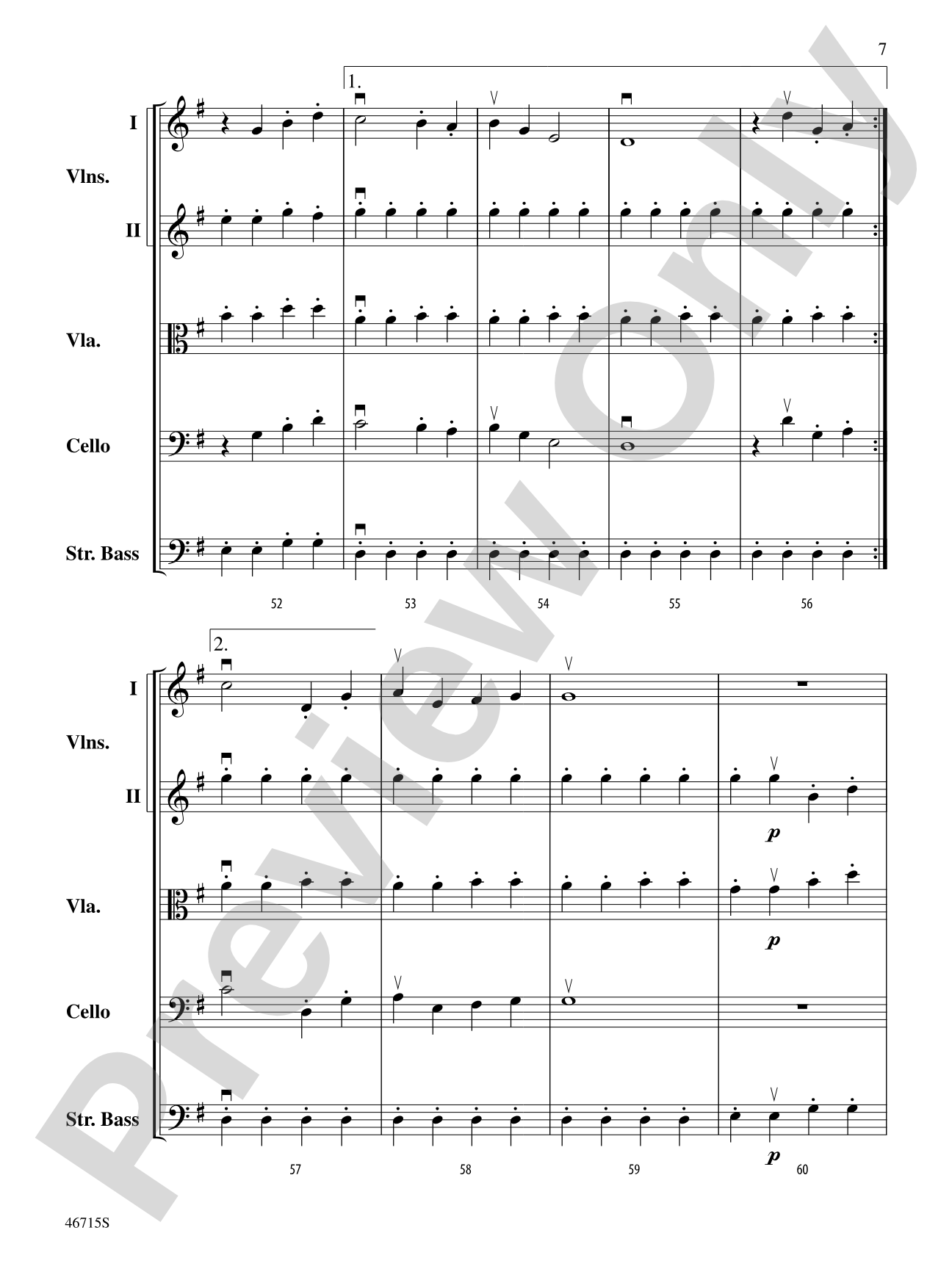 Spring at Last: String Orchestra Conductor Score & Parts