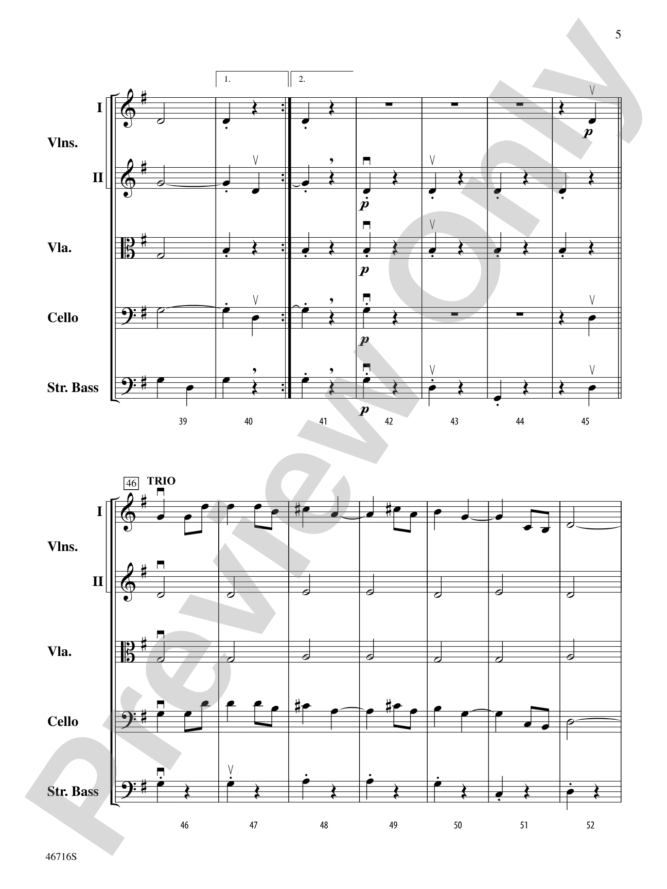Enter the Laureates: String Orchestra Conductor Score & Parts