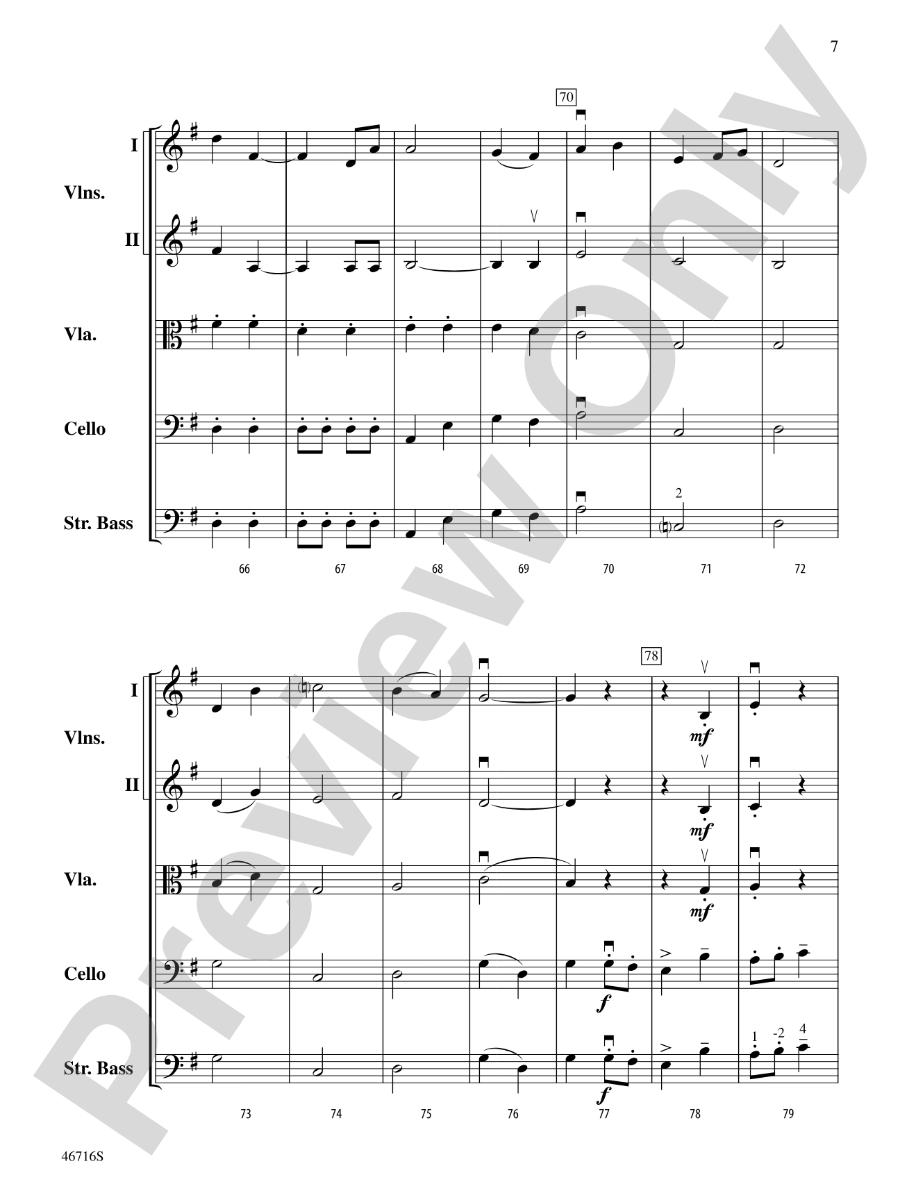 Enter the Laureates: String Orchestra Conductor Score & Parts