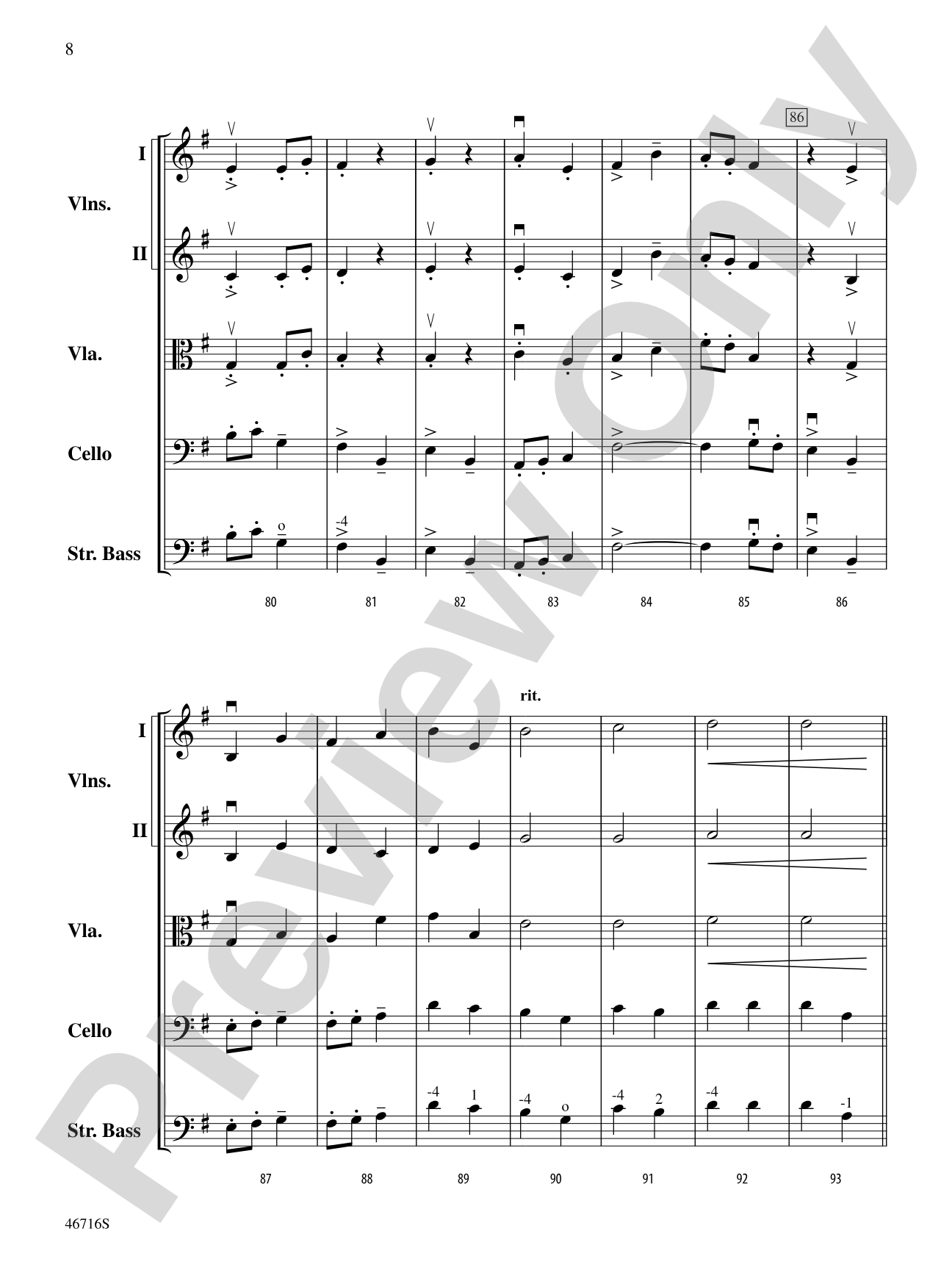 Enter the Laureates: String Orchestra Conductor Score & Parts