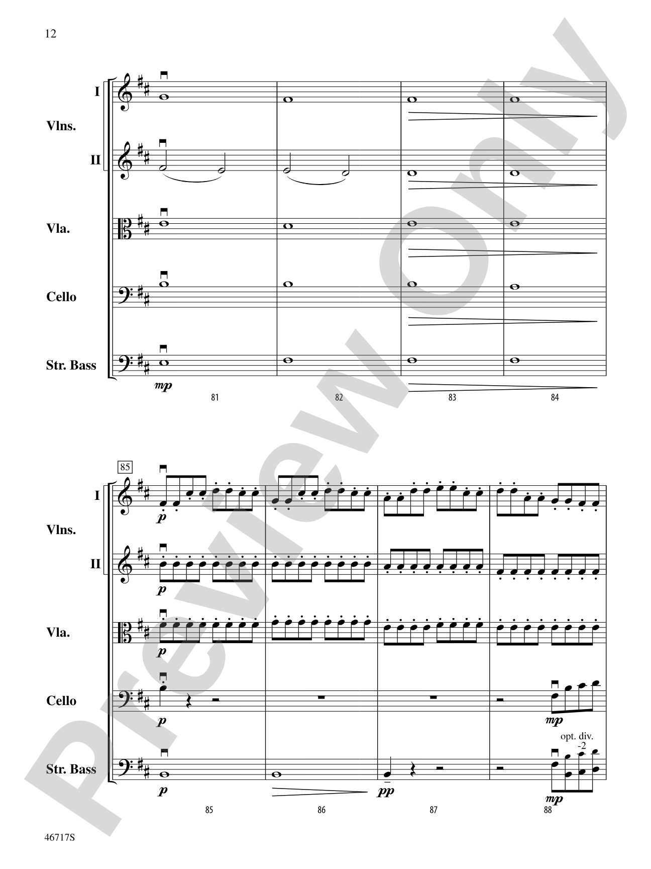 Hunter's Moon: String Orchestra Conductor Score & Parts