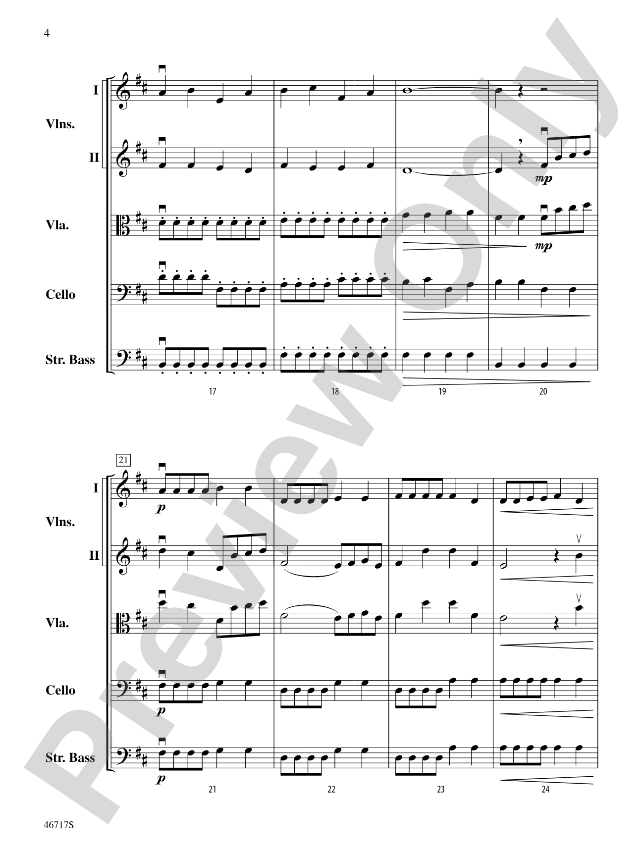 Hunter's Moon: String Orchestra Conductor Score & Parts