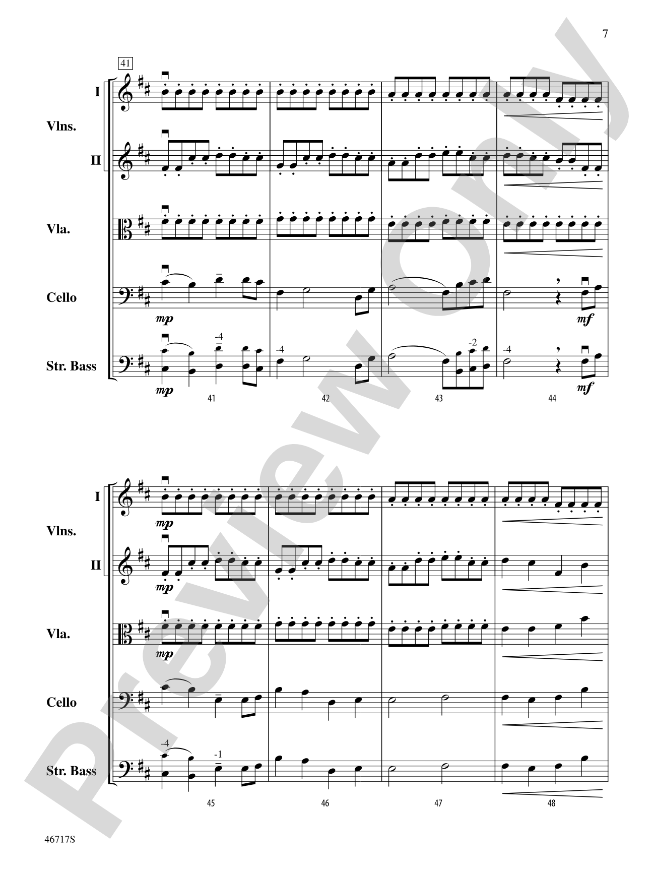 Hunter's Moon: String Orchestra Conductor Score & Parts