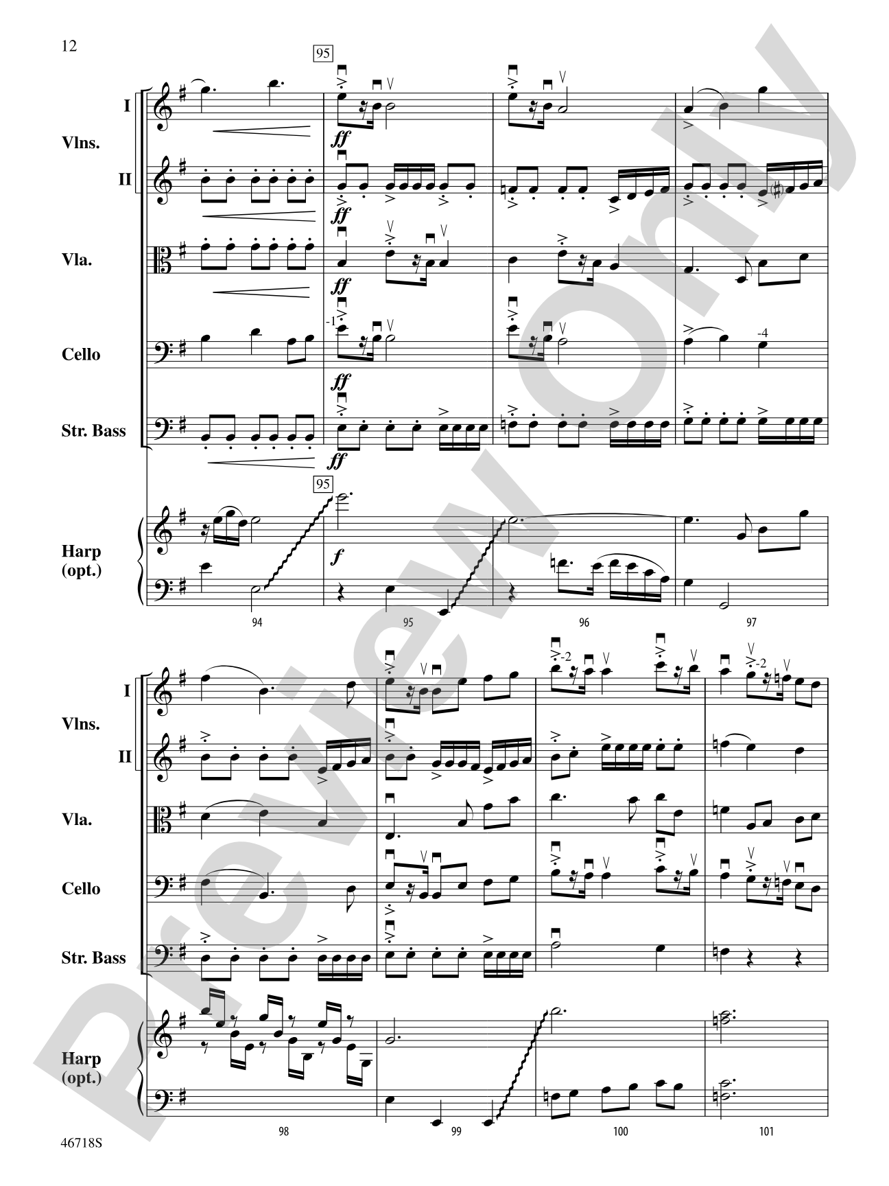 North of the Mountain: Score