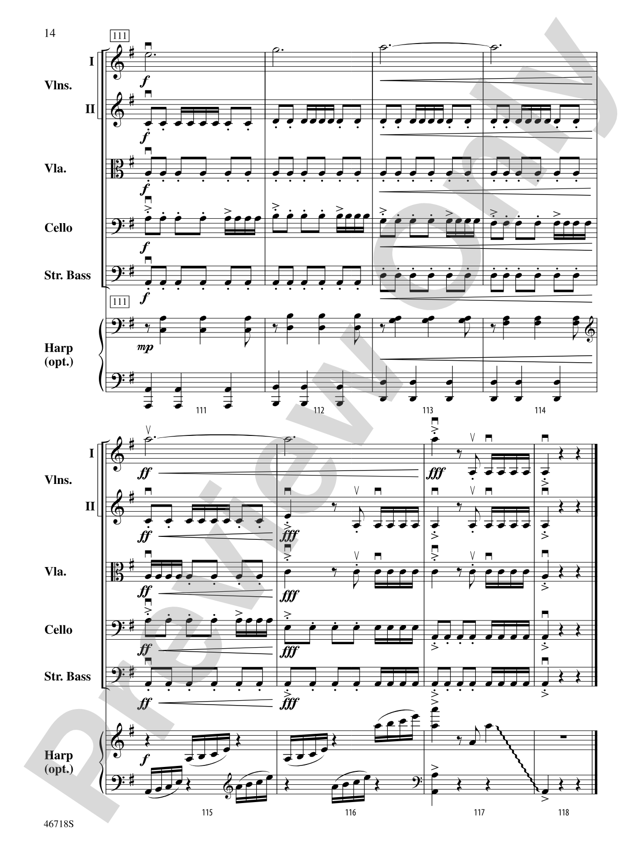 North of the Mountain: Score