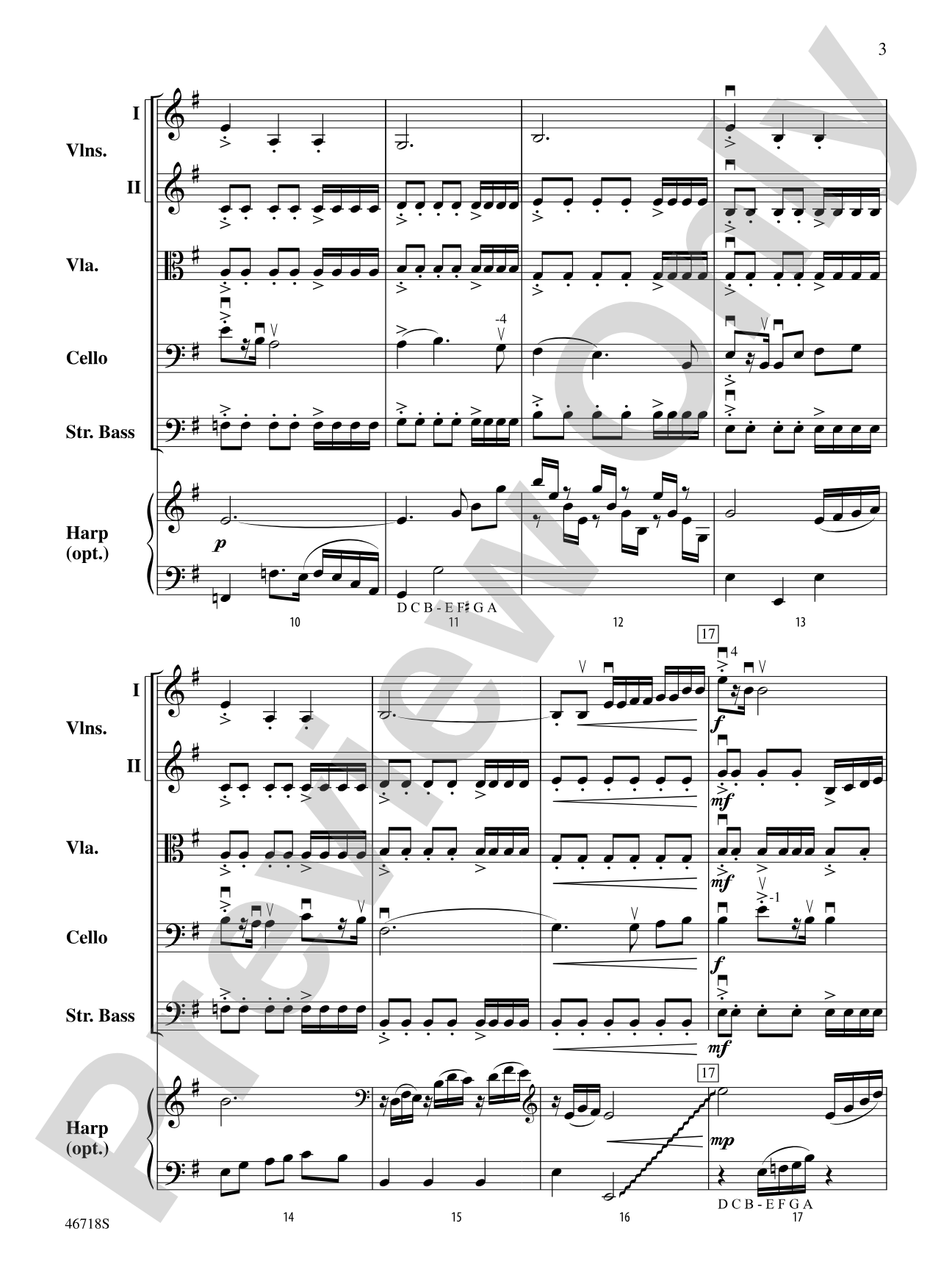 North of the Mountain: Score